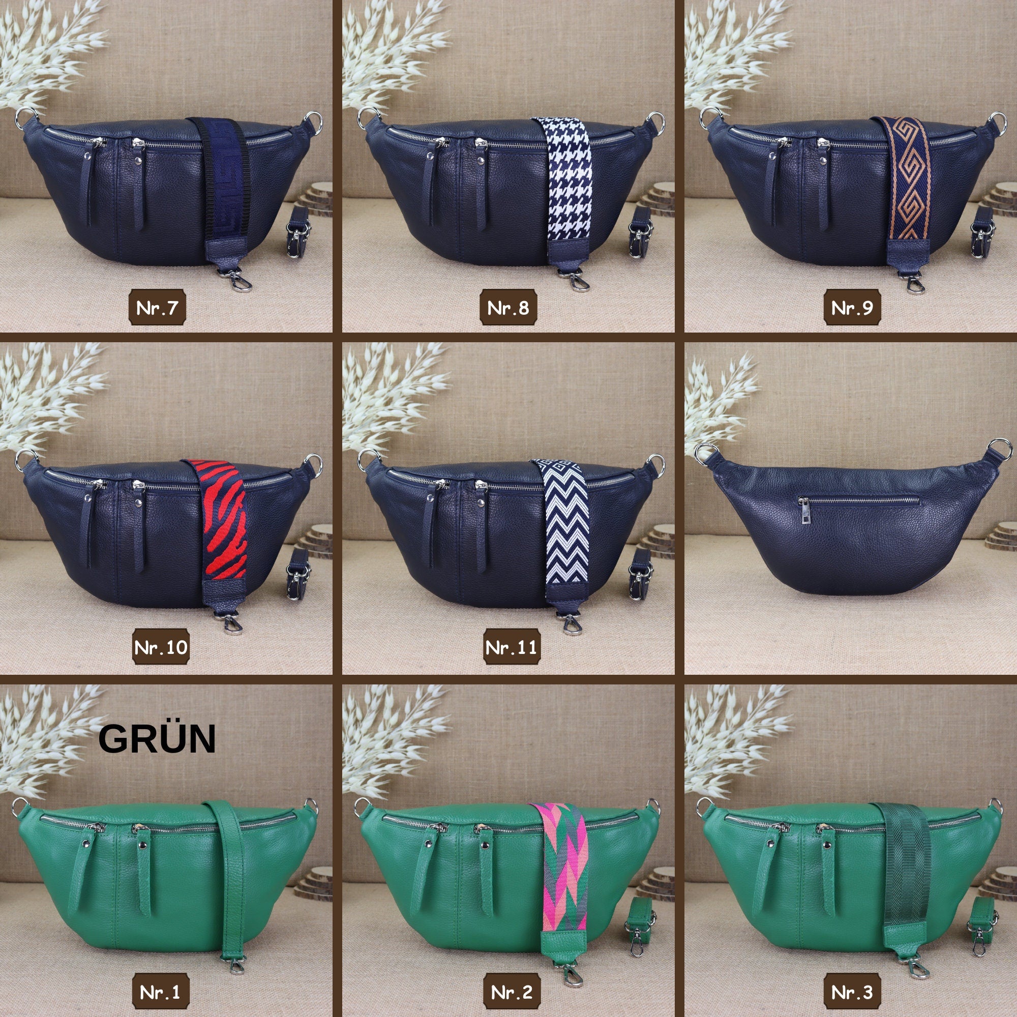 Bauchtasche Leder für Damen,Crossbody Bag Leder Damen,Crossbody Tasche Leder,Leder Gürteltasche Frauen,Leder Handtasche,Leder Hüfttasche für Frauen,Leder Tasche,Ledertasche mit Reißverschluss,Schulterriementasche,Schultertasche Leder Frauen,Tasche mit gem