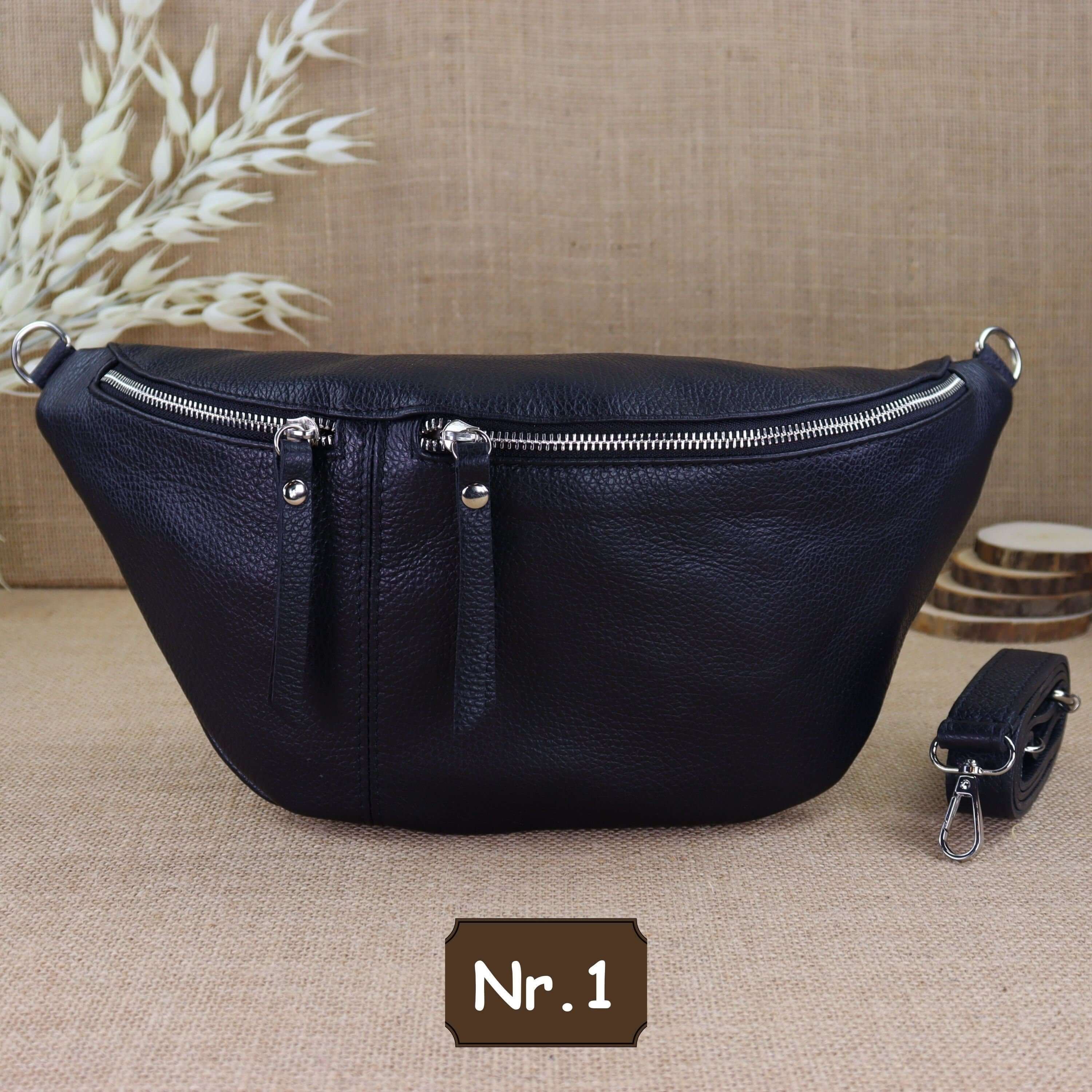 Bauchtasche Leder für Damen,Crossbody Bag Leder Damen,Crossbody Tasche Leder,Leder Gürteltasche Frauen,Leder Handtasche,Leder Hüfttasche für Frauen,Leder Tasche,Ledertasche mit Reißverschluss,Schulterriementasche,Schultertasche Leder Frauen,Tasche mit gem