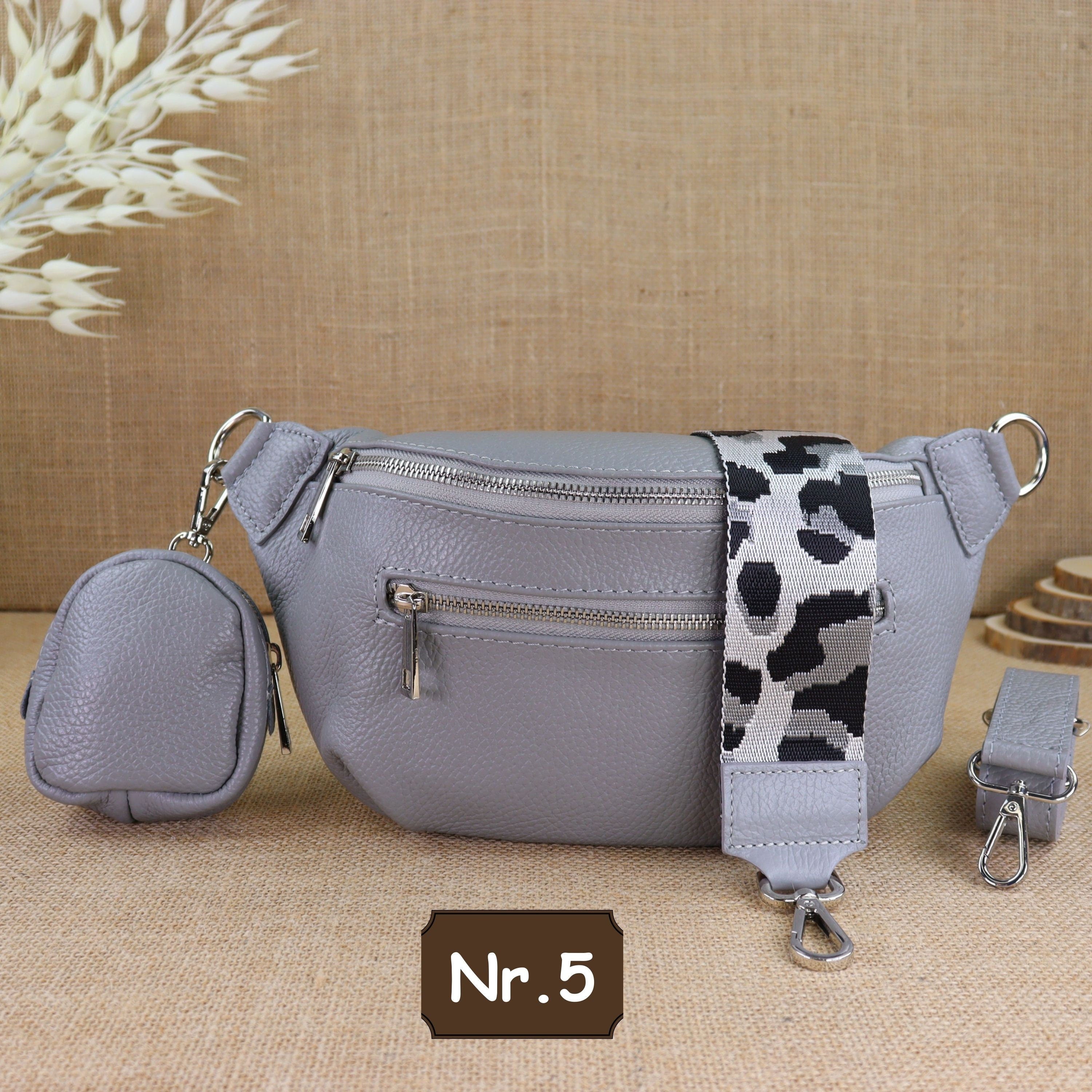 Bauchtasche Leder für Damen,Crossbody Bag Leder Damen,Crossbody Tasche Leder,Echtleder Frauen Tasche,Leder Gürteltasche Frauen,Leder Handtasche,Leder Hüfttasche für Frauen,Leder Tasche,Ledertasche mit Reißverschluss,Schulterriementasche,Schultertasche Led