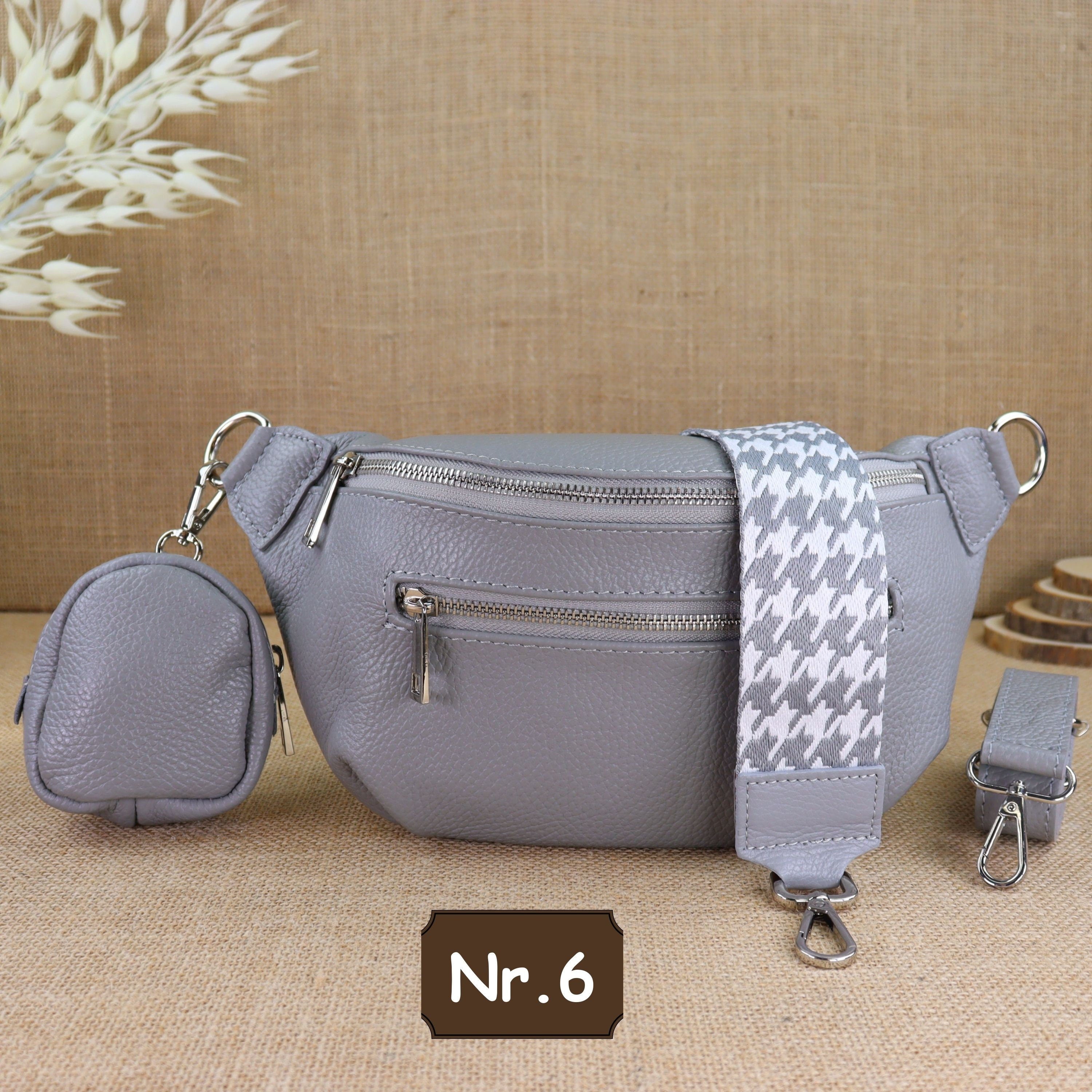Bauchtasche Leder für Damen,Crossbody Bag Leder Damen,Crossbody Tasche Leder,Echtleder Frauen Tasche,Leder Gürteltasche Frauen,Leder Handtasche,Leder Hüfttasche für Frauen,Leder Tasche,Ledertasche mit Reißverschluss,Schulterriementasche,Schultertasche Led