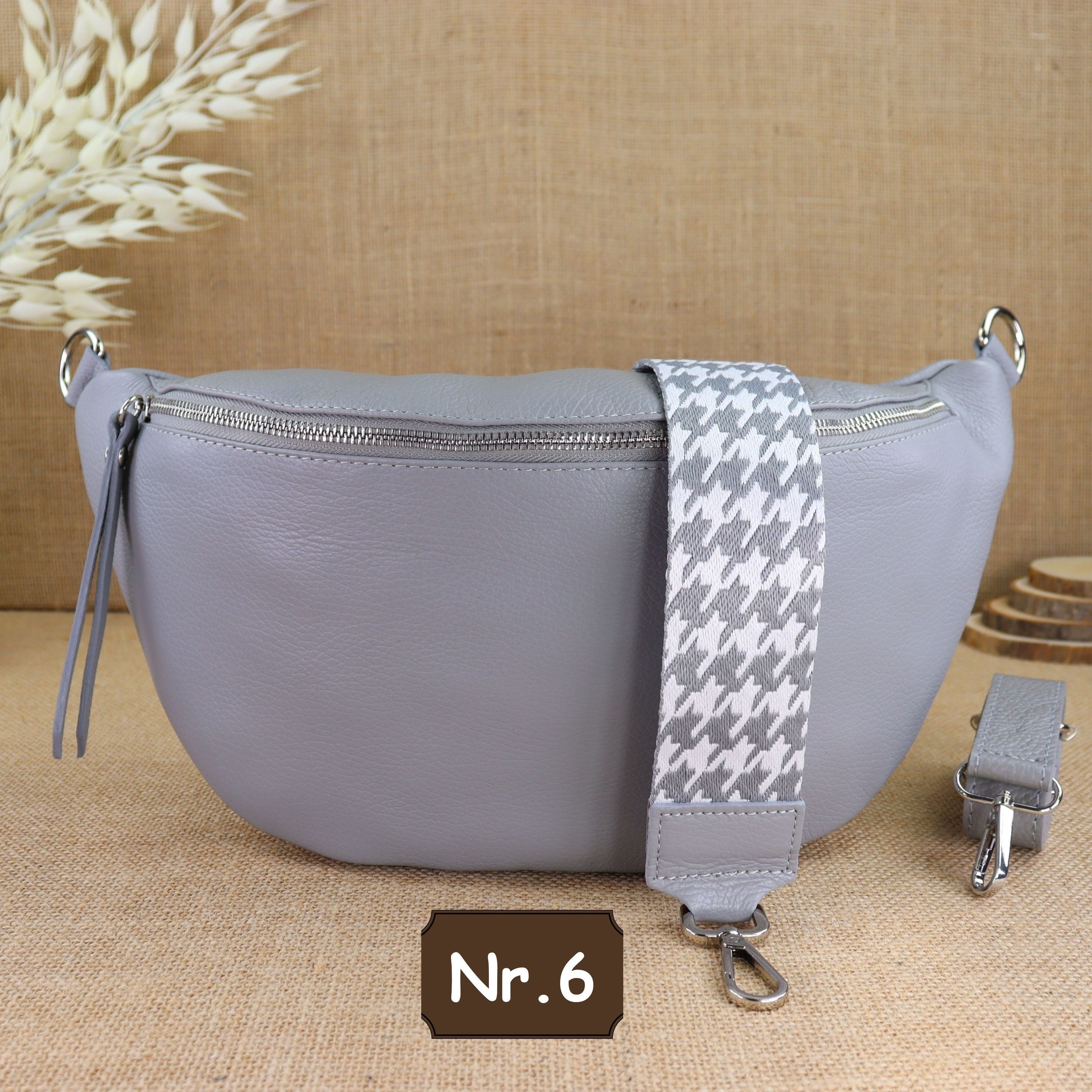 Bauchtasche Leder für Damen,Crossbody Bag Leder Damen,Crossbody Tasche Leder,Leder Gürteltasche Frauen,Leder Handtasche,Leder Hüfttasche für Frauen,Leder Tasche,Ledertasche mit Reißverschluss,Schulterriementasche,Schultertasche Leder Frauen,Tasche mit gem