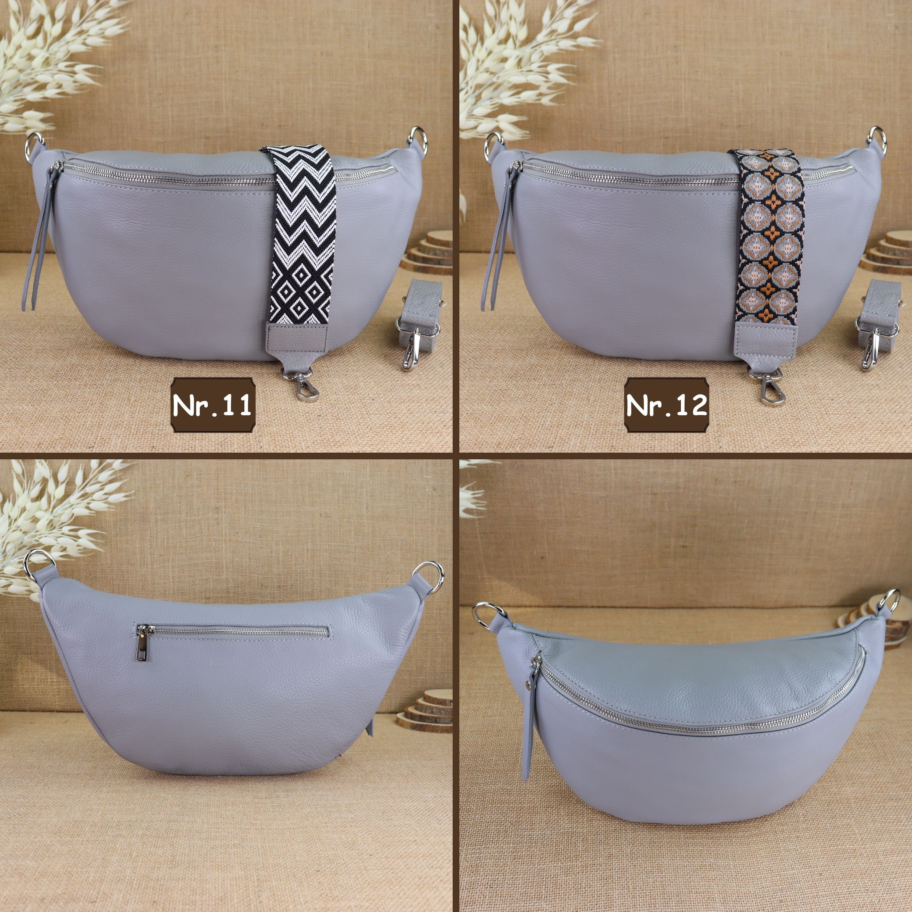Bauchtasche Leder für Damen,Crossbody Bag Leder Damen,Crossbody Tasche Leder,Leder Gürteltasche Frauen,Leder Handtasche,Leder Hüfttasche für Frauen,Leder Tasche,Ledertasche mit Reißverschluss,Schulterriementasche,Schultertasche Leder Frauen,Tasche mit gem