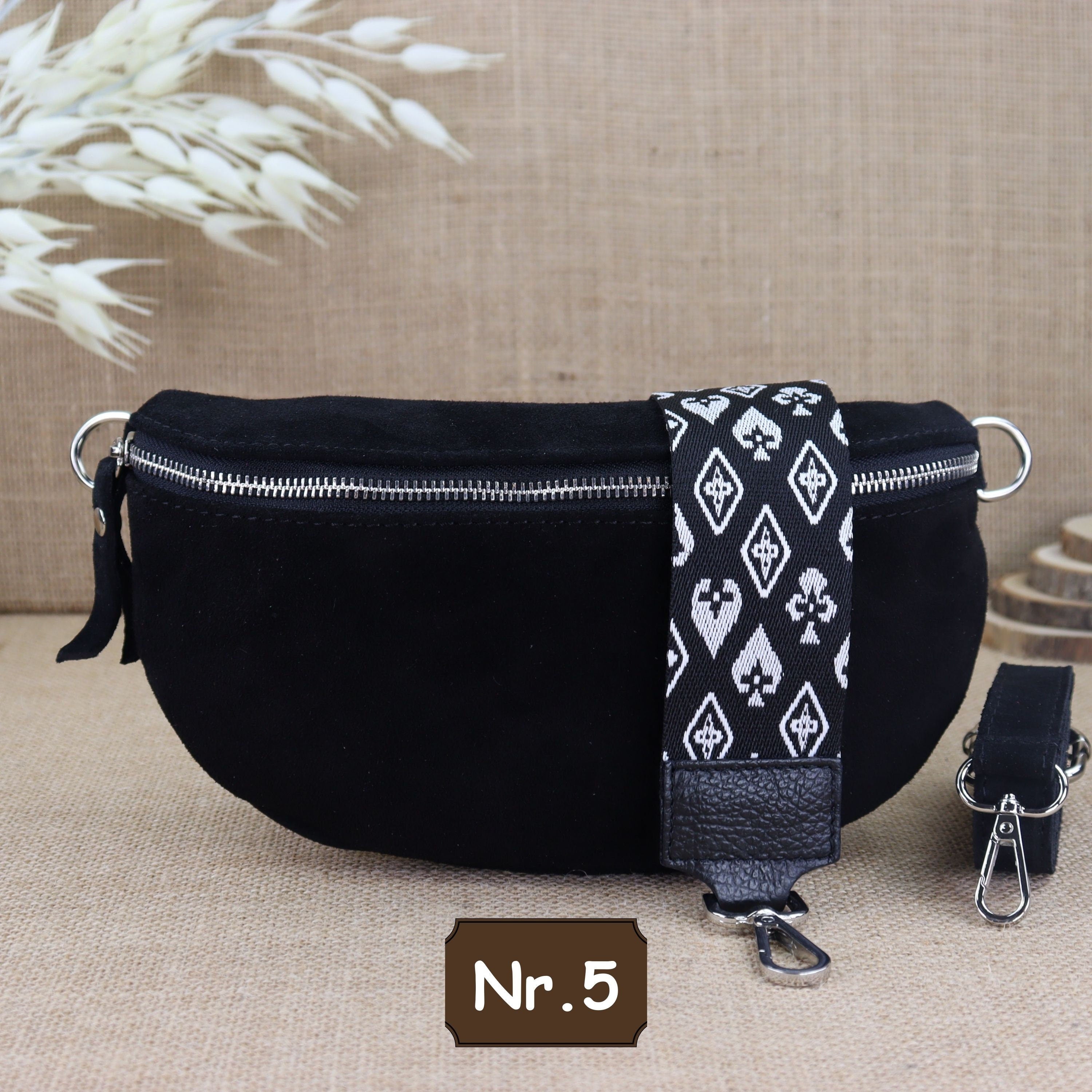 Bauchtasche Leder für Damen,Crossbody Tasche Leder,Leder Gürteltasche Frauen,Leder Handtasche,Leder Tasche,Rauleder-Gürteltasche Frauen,Schulterriementasche,Schultertasche Leder Frauen,Veloursleder Crossbody Tasche,Wildleder Crossbody Bag Damen,Wildleder