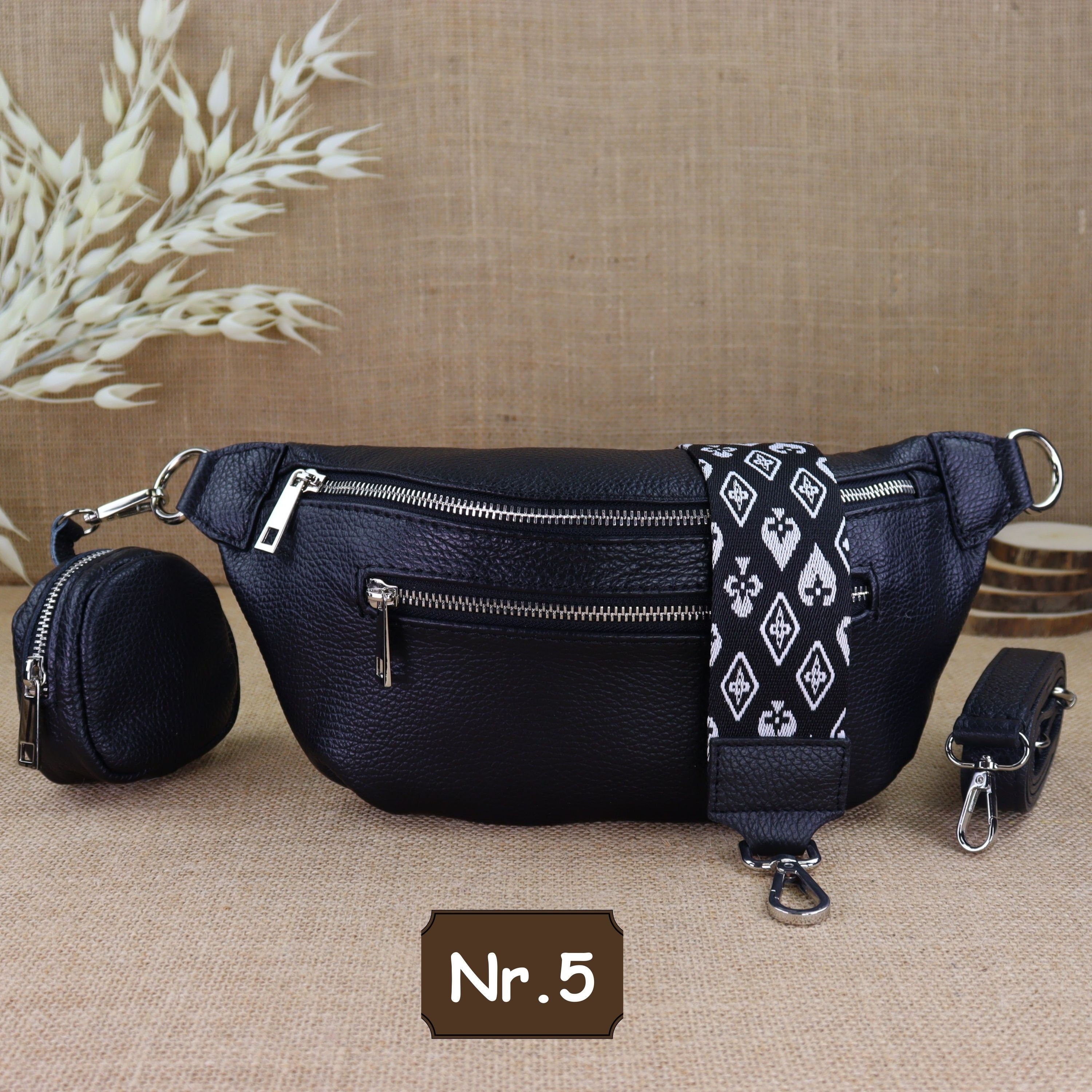 Bauchtasche Leder für Damen,Crossbody Bag Leder Damen,Crossbody Tasche Leder,Echtleder Frauen Tasche,Leder Gürteltasche Frauen,Leder Handtasche,Leder Hüfttasche für Frauen,Leder Tasche,Ledertasche mit Reißverschluss,Schulterriementasche,Schultertasche Led