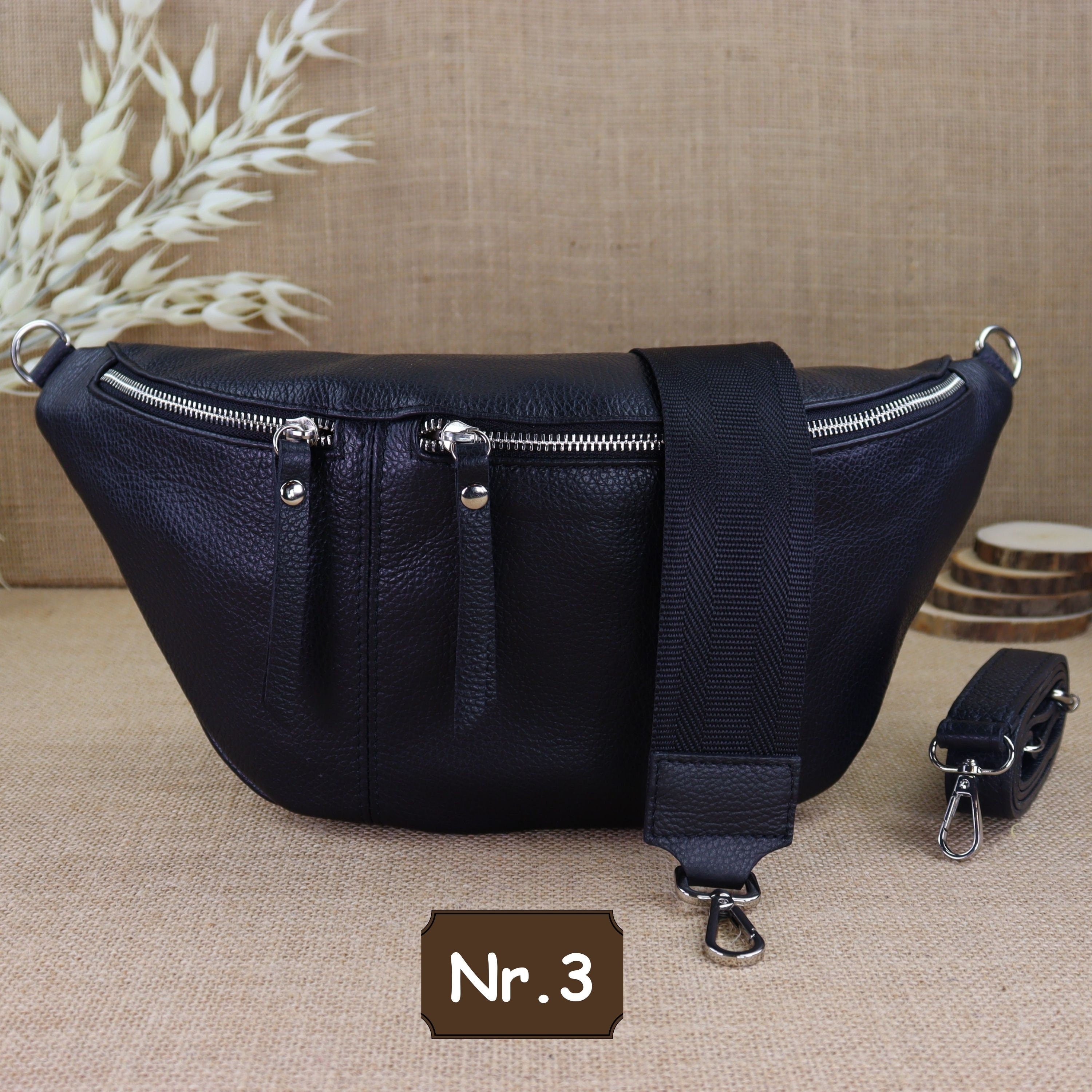 Bauchtasche Leder für Damen,Crossbody Bag Leder Damen,Crossbody Tasche Leder,Leder Gürteltasche Frauen,Leder Handtasche,Leder Hüfttasche für Frauen,Leder Tasche,Ledertasche mit Reißverschluss,Schulterriementasche,Schultertasche Leder Frauen,Tasche mit gem