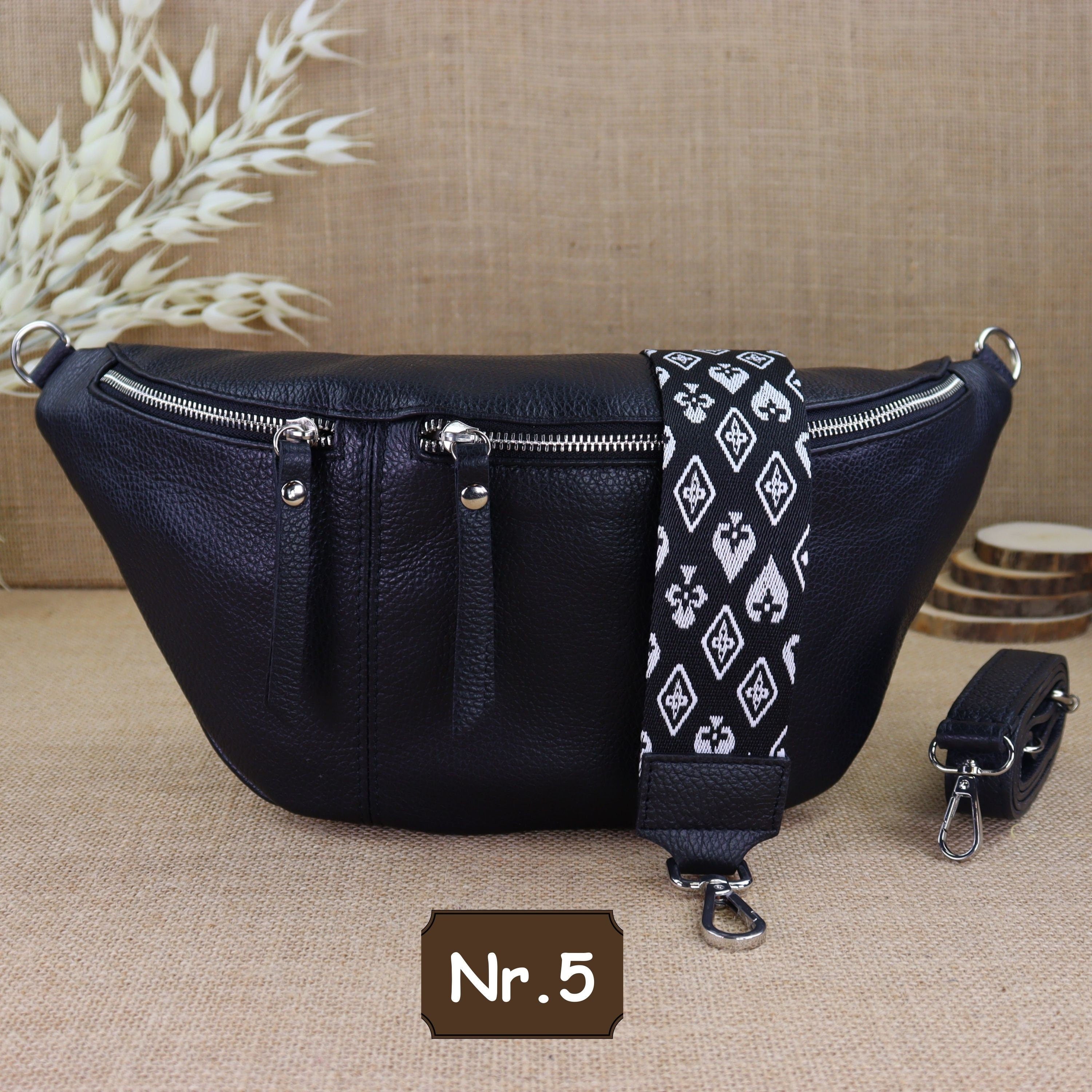 Bauchtasche Leder für Damen,Crossbody Bag Leder Damen,Crossbody Tasche Leder,Leder Gürteltasche Frauen,Leder Handtasche,Leder Hüfttasche für Frauen,Leder Tasche,Ledertasche mit Reißverschluss,Schulterriementasche,Schultertasche Leder Frauen,Tasche mit gem
