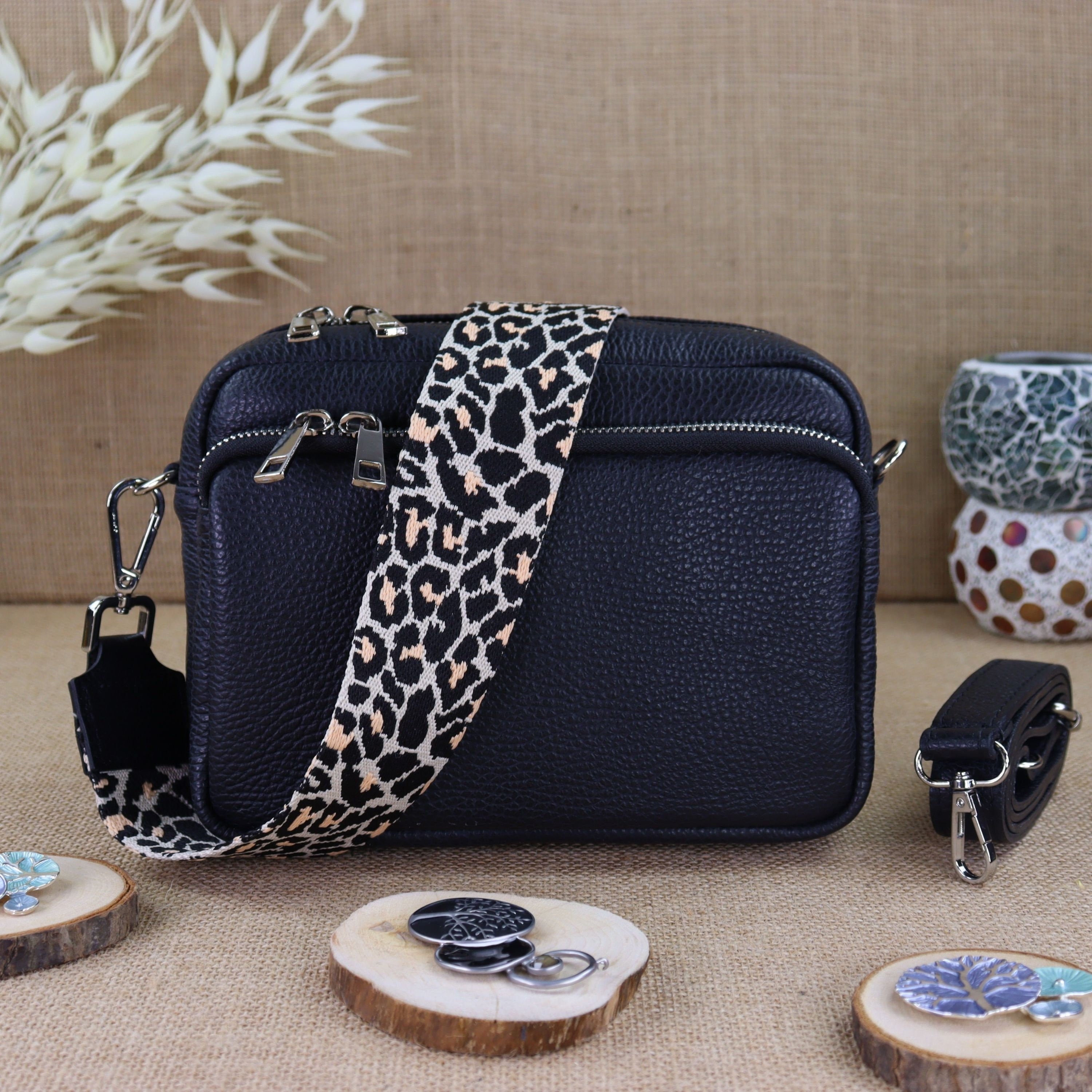 Bauchtasche Leder für Damen,Crossbody Bag Leder Damen,Crossbody Tasche Leder,Echtleder Frauen Tasche,Leder Gürteltasche Frauen,Leder Handtasche,Leder Hüfttasche für Frauen,Leder Tasche,Ledertasche mit Reißverschluss,Schulterriementasche,Schultertasche Led