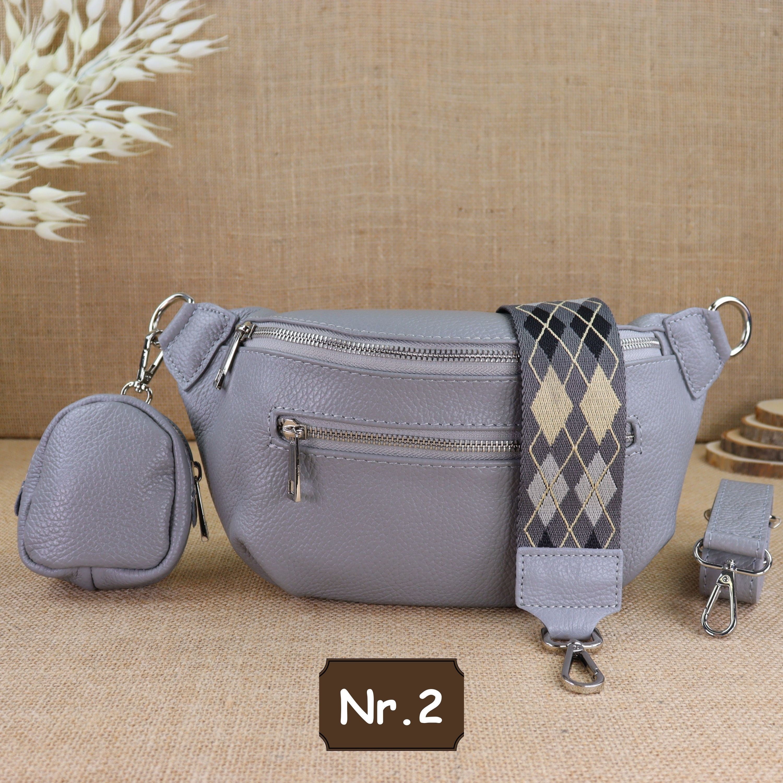 Bauchtasche Leder für Damen,Crossbody Bag Leder Damen,Crossbody Tasche Leder,Echtleder Frauen Tasche,Leder Gürteltasche Frauen,Leder Handtasche,Leder Hüfttasche für Frauen,Leder Tasche,Ledertasche mit Reißverschluss,Schulterriementasche,Schultertasche Led