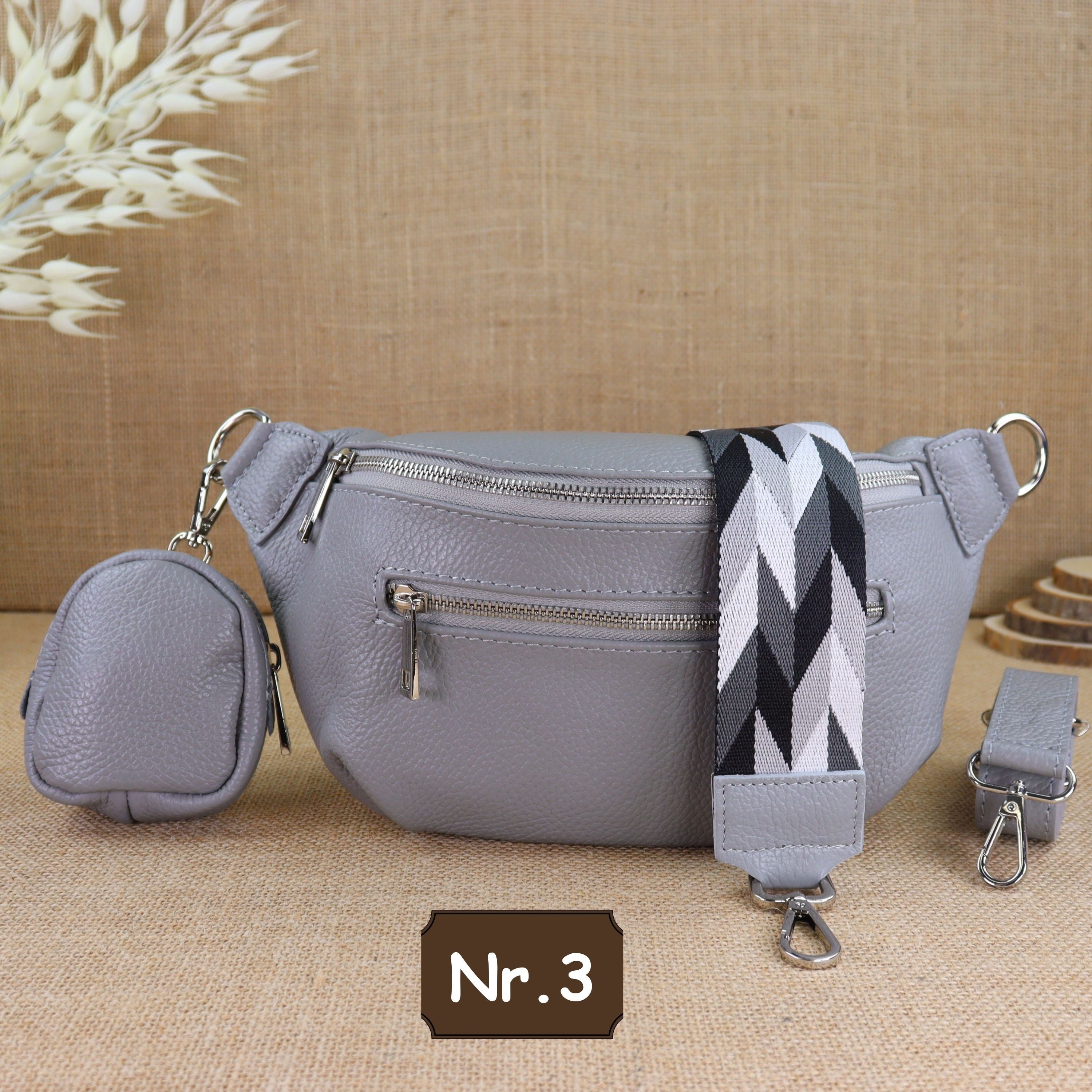 Bauchtasche Leder für Damen,Crossbody Bag Leder Damen,Crossbody Tasche Leder,Echtleder Frauen Tasche,Leder Gürteltasche Frauen,Leder Handtasche,Leder Hüfttasche für Frauen,Leder Tasche,Ledertasche mit Reißverschluss,Schulterriementasche,Schultertasche Led