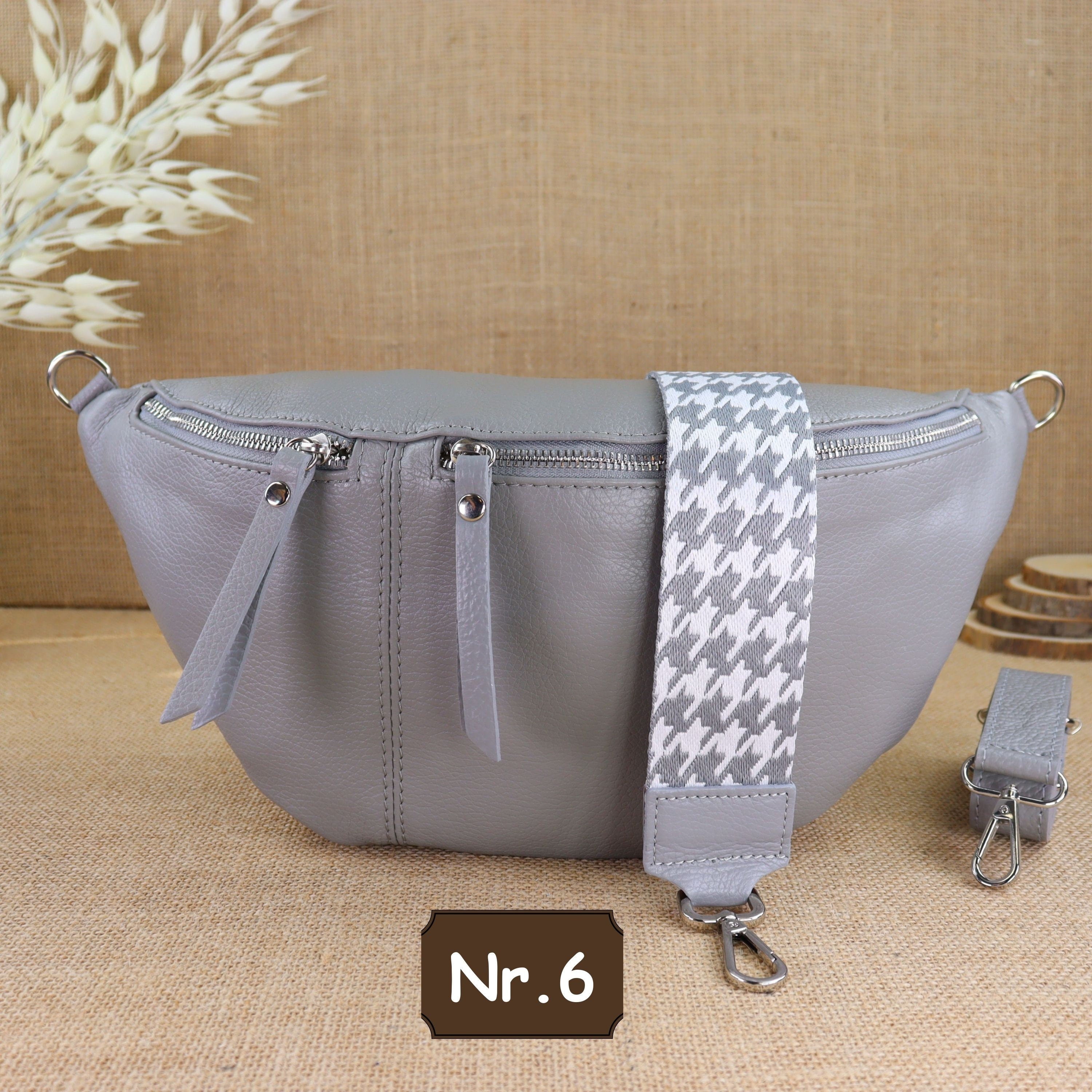 Bauchtasche Leder für Damen,Crossbody Bag Leder Damen,Crossbody Tasche Leder,Leder Gürteltasche Frauen,Leder Handtasche,Leder Hüfttasche für Frauen,Leder Tasche,Ledertasche mit Reißverschluss,Schulterriementasche,Schultertasche Leder Frauen,Tasche mit gem