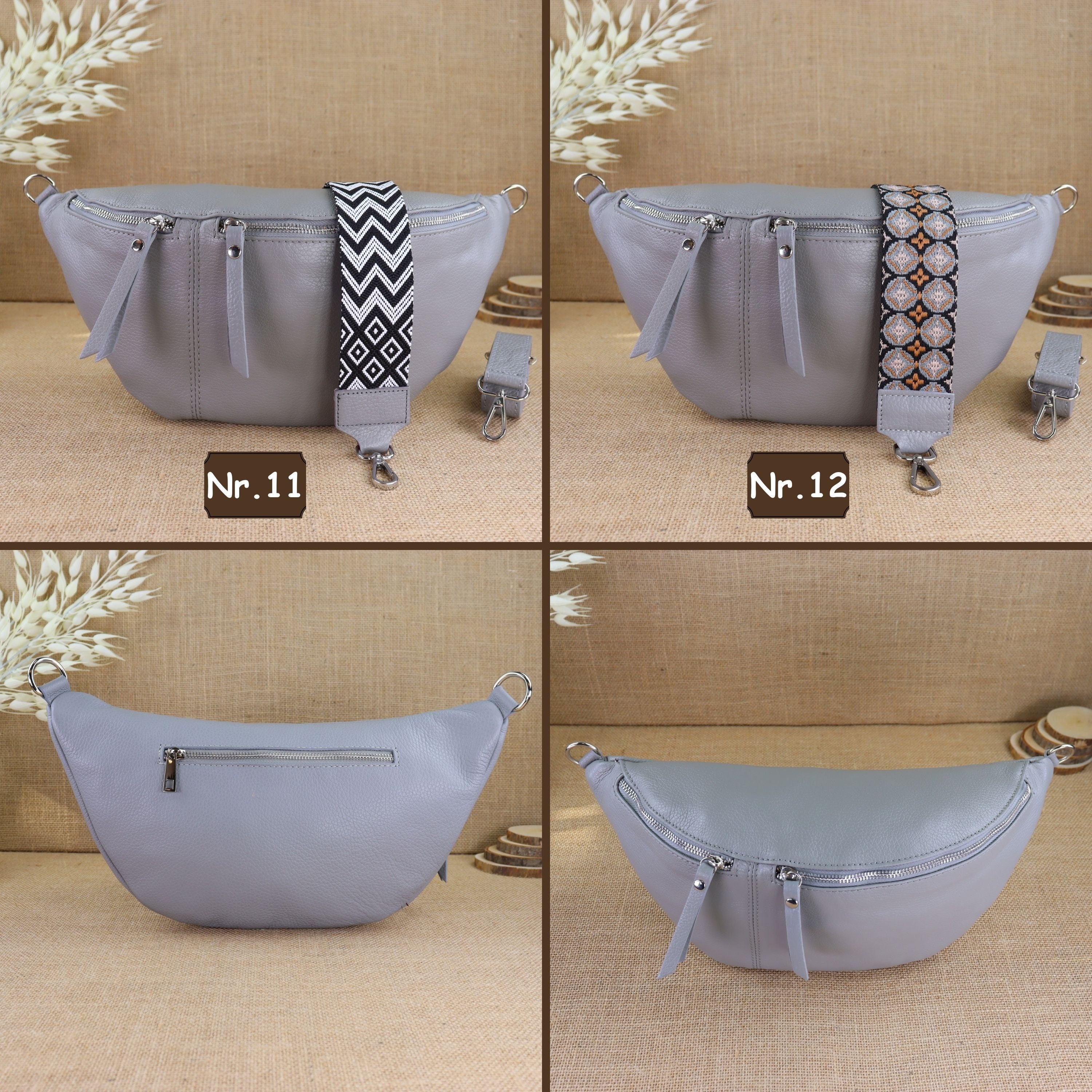 Bauchtasche Leder für Damen,Crossbody Bag Leder Damen,Crossbody Tasche Leder,Leder Gürteltasche Frauen,Leder Handtasche,Leder Hüfttasche für Frauen,Leder Tasche,Ledertasche mit Reißverschluss,Schulterriementasche,Schultertasche Leder Frauen,Tasche mit gem