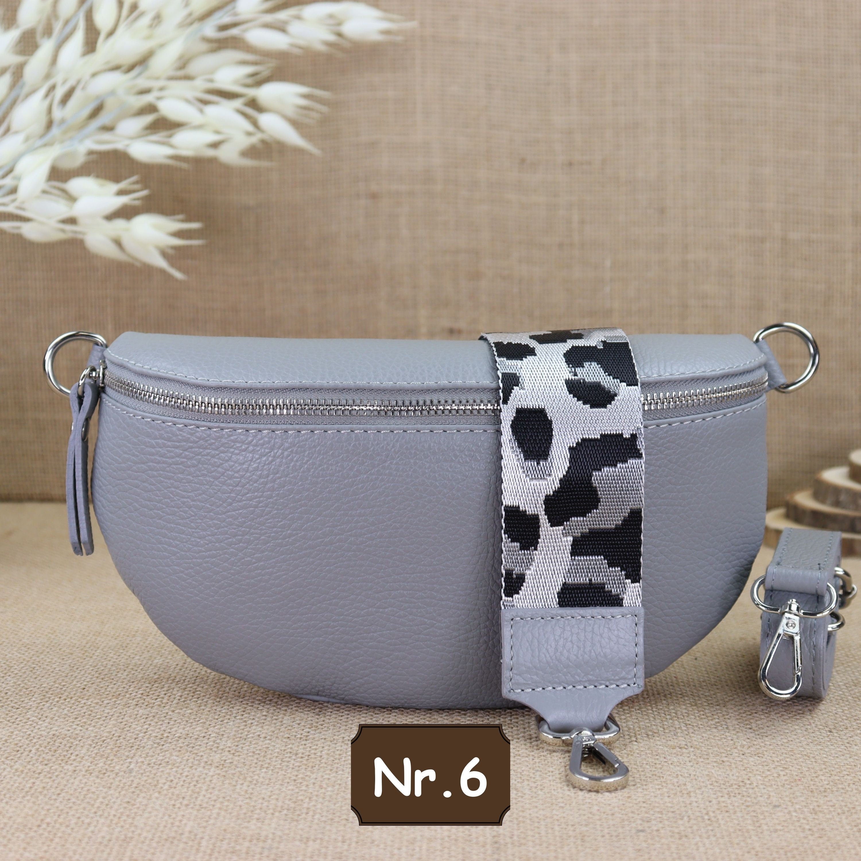 Bauchtasche Leder für Damen,Crossbody Bag Leder Damen,Crossbody Tasche Leder,Echtleder Frauen Tasche,Leder Gürteltasche Frauen,Leder Handtasche,Leder Hüfttasche für Frauen,Leder Tasche,Ledertasche mit Reißverschluss,Schulterriementasche,Schultertasche Led