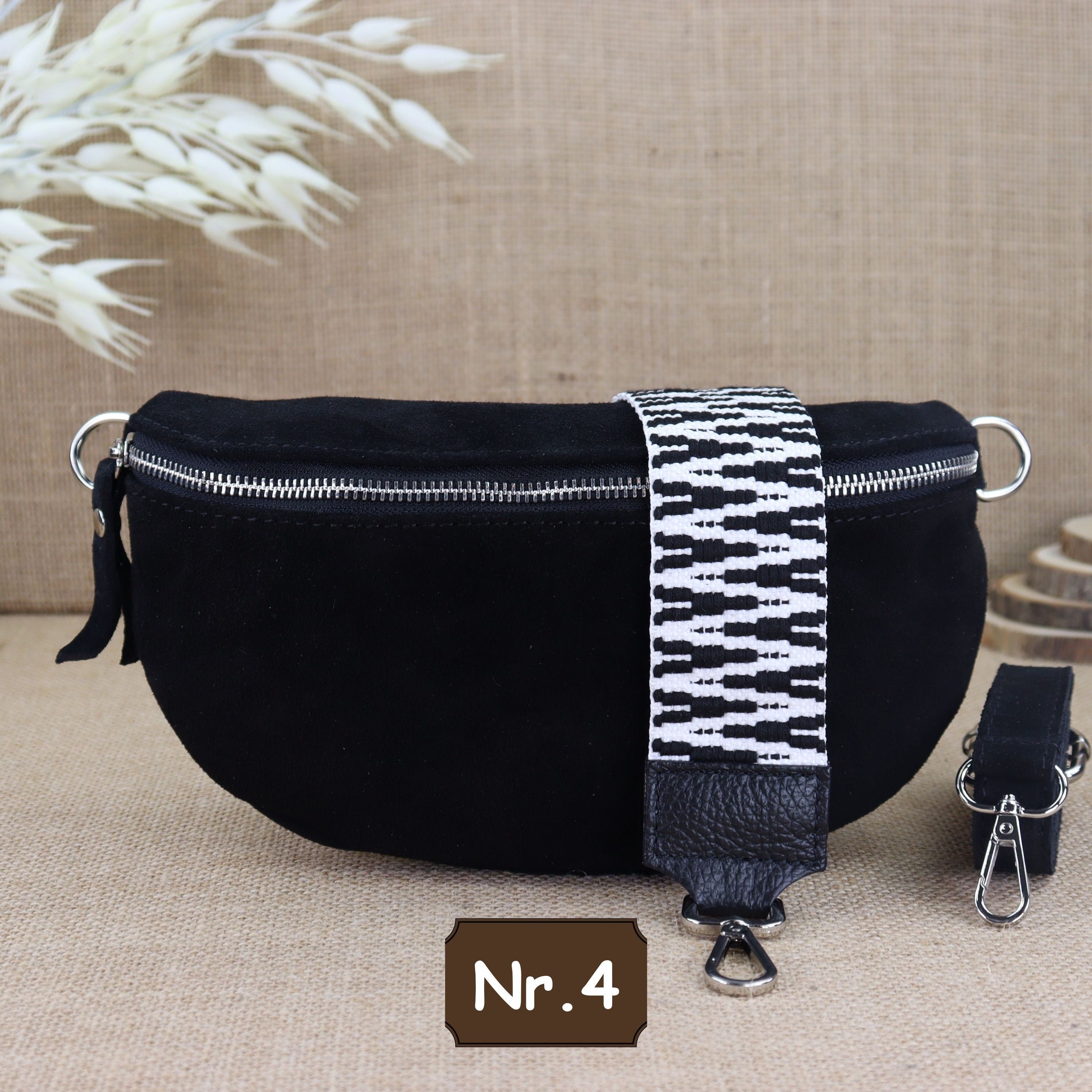 Bauchtasche Leder für Damen,Crossbody Tasche Leder,Leder Gürteltasche Frauen,Leder Handtasche,Leder Tasche,Rauleder-Gürteltasche Frauen,Schulterriementasche,Schultertasche Leder Frauen,Veloursleder Crossbody Tasche,Wildleder Crossbody Bag Damen,Wildleder