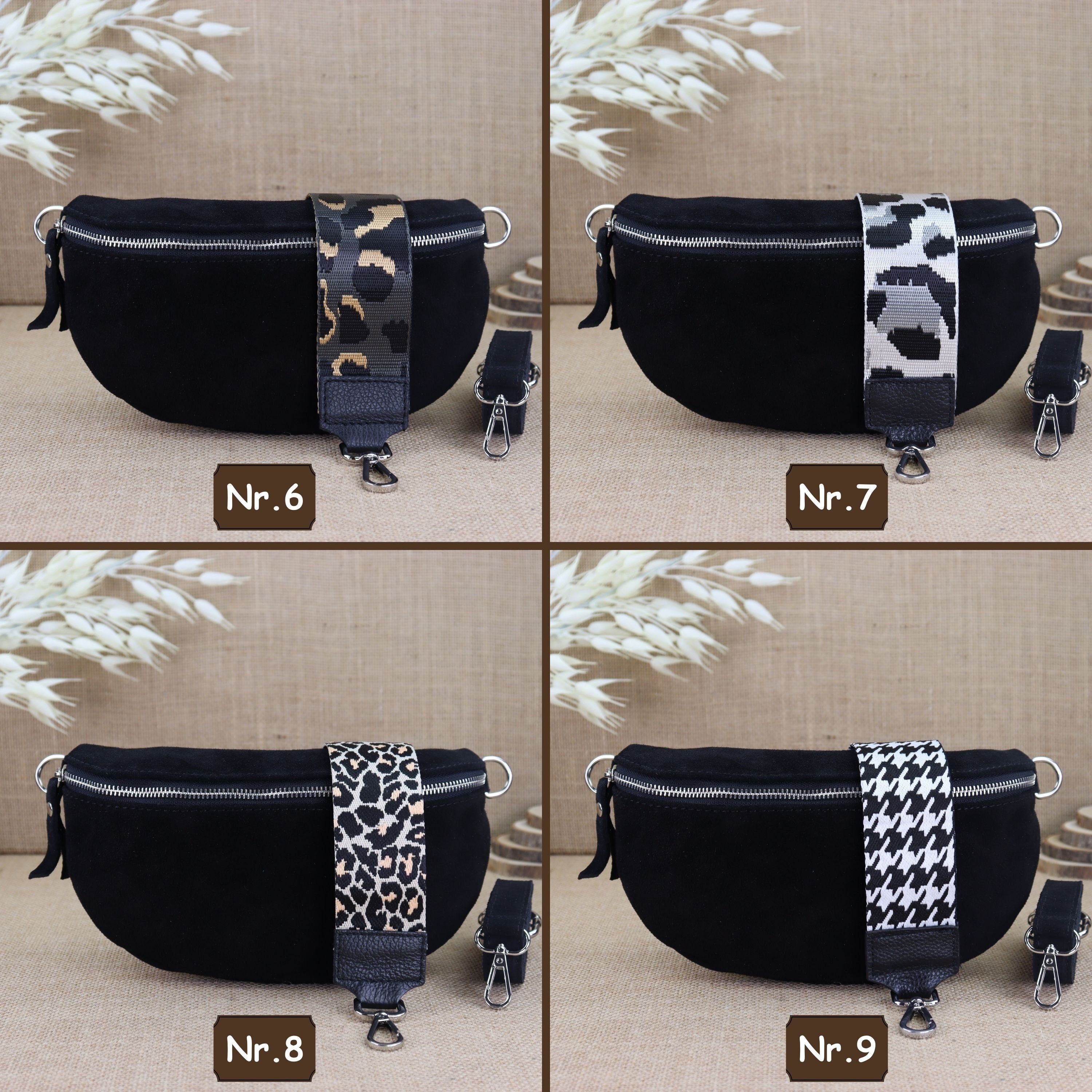 Bauchtasche Leder für Damen,Crossbody Tasche Leder,Leder Gürteltasche Frauen,Leder Handtasche,Leder Tasche,Rauleder-Gürteltasche Frauen,Schulterriementasche,Schultertasche Leder Frauen,Veloursleder Crossbody Tasche,Wildleder Crossbody Bag Damen,Wildleder