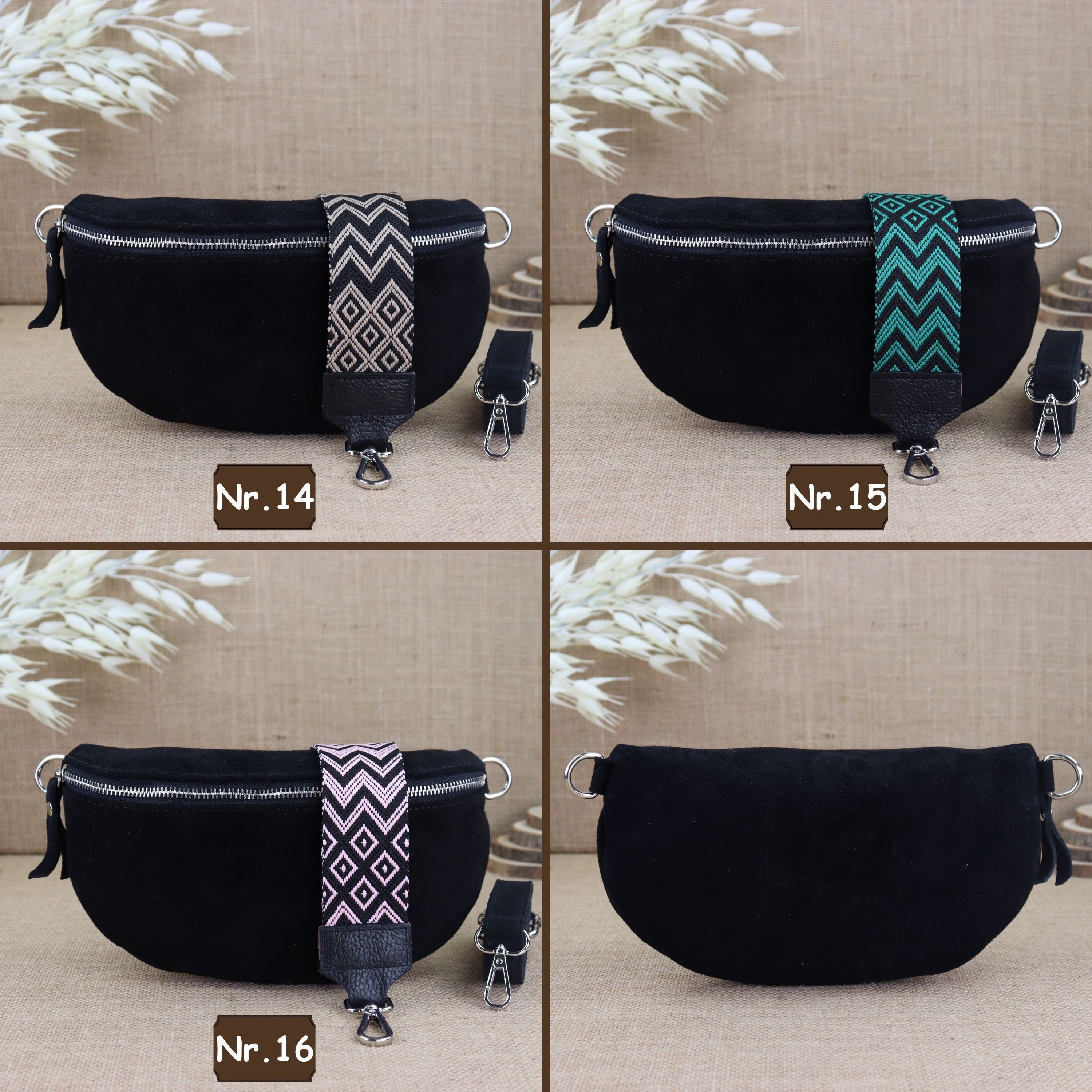 Bauchtasche Leder für Damen,Crossbody Tasche Leder,Leder Gürteltasche Frauen,Leder Handtasche,Leder Tasche,Rauleder-Gürteltasche Frauen,Schulterriementasche,Schultertasche Leder Frauen,Veloursleder Crossbody Tasche,Wildleder Crossbody Bag Damen,Wildleder