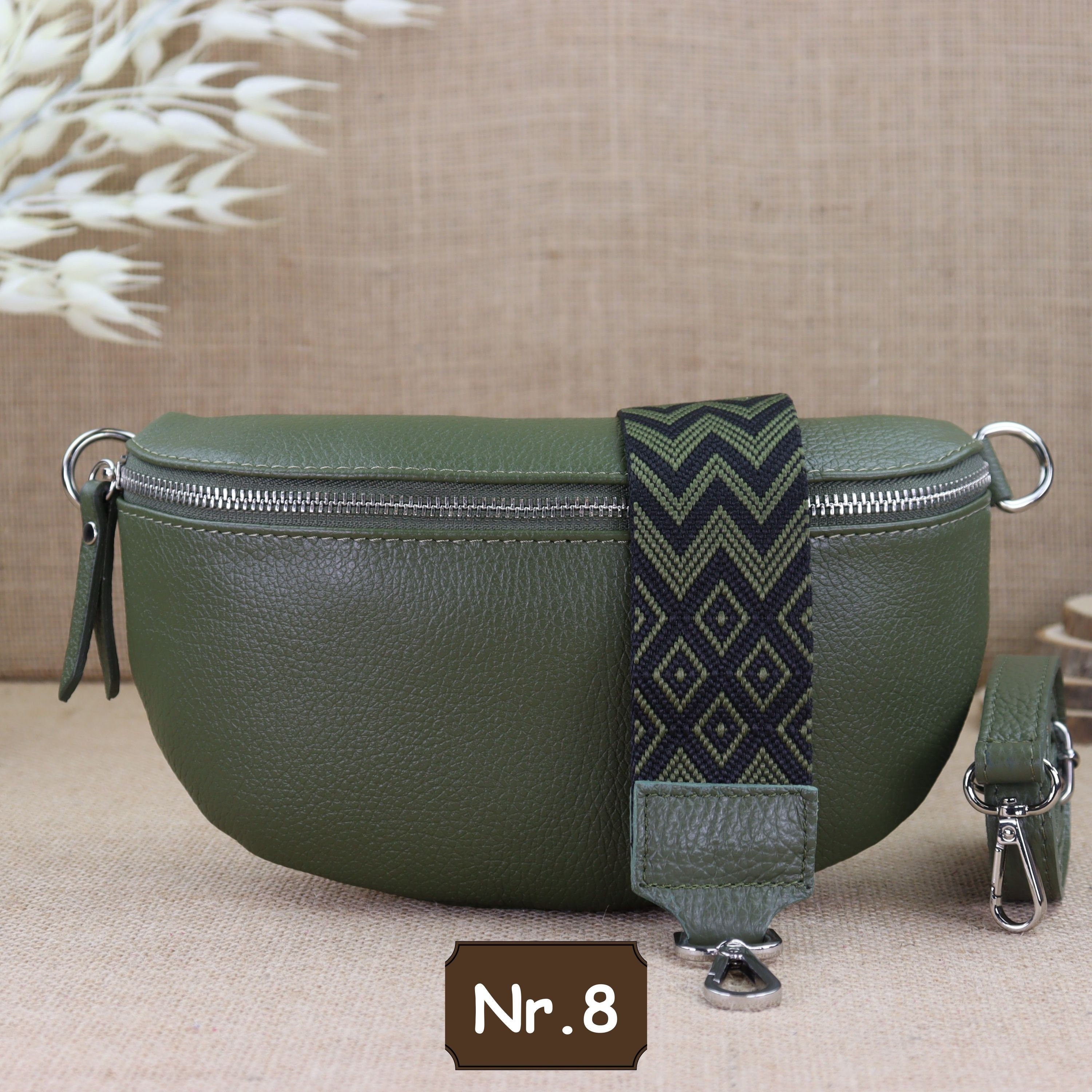 Bauchtasche Leder für Damen,Crossbody Bag Leder Damen,Crossbody Tasche Leder,Echtleder Frauen Tasche,Leder Gürteltasche Frauen,Leder Handtasche,Leder Hüfttasche für Frauen,Leder Tasche,Ledertasche mit Reißverschluss,Schulterriementasche,Schultertasche Led