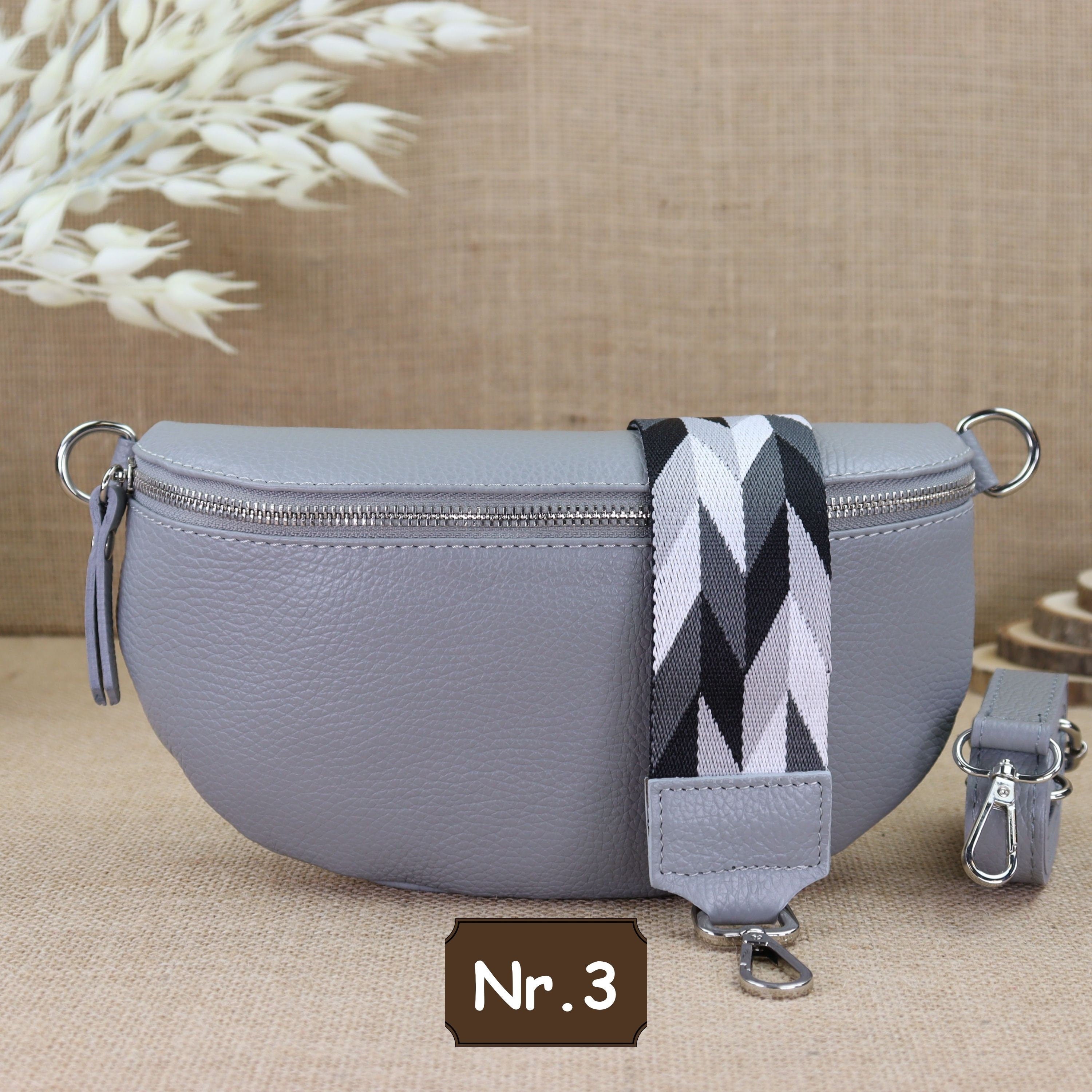 Bauchtasche Leder für Damen,Crossbody Bag Leder Damen,Crossbody Tasche Leder,Echtleder Frauen Tasche,Leder Gürteltasche Frauen,Leder Handtasche,Leder Hüfttasche für Frauen,Leder Tasche,Ledertasche mit Reißverschluss,Schulterriementasche,Schultertasche Led