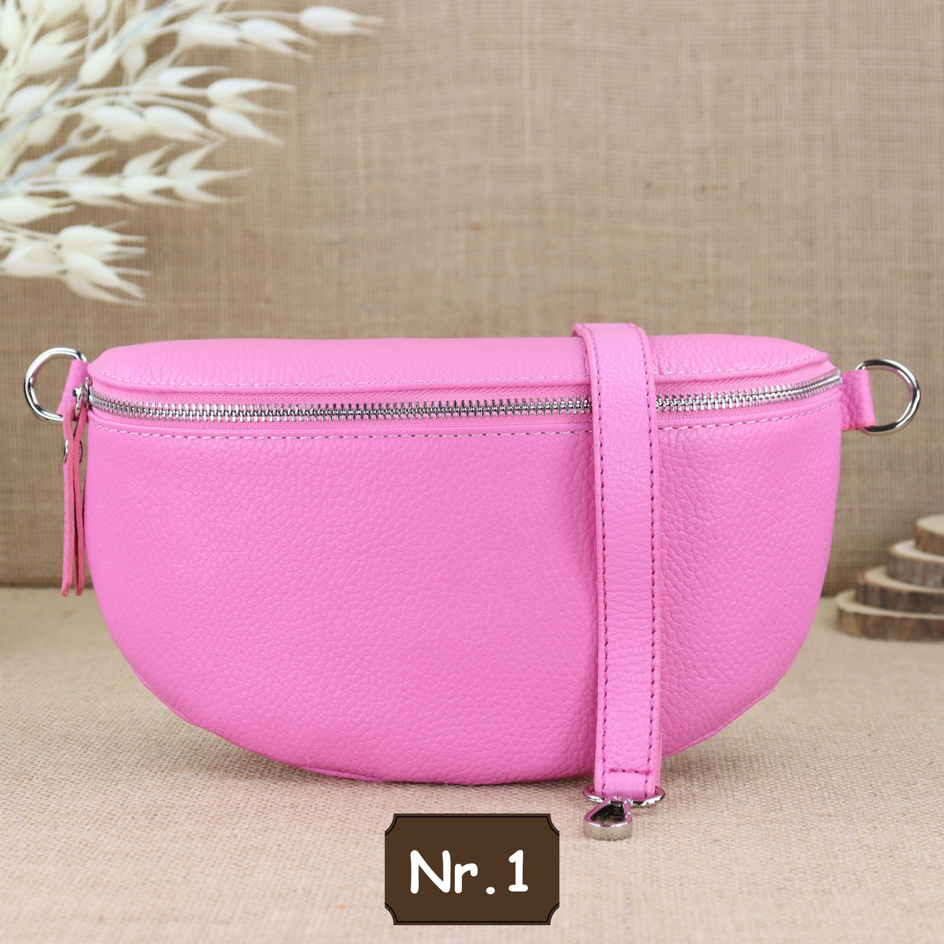 Bauchtasche Leder für Damen,Crossbody Bag Leder Damen,Crossbody Tasche Leder,Echtleder Frauen Tasche,Leder Gürteltasche Frauen,Leder Handtasche,Leder Hüfttasche für Frauen,Leder Tasche,Ledertasche mit Reißverschluss,Schulterriementasche,Schultertasche Led