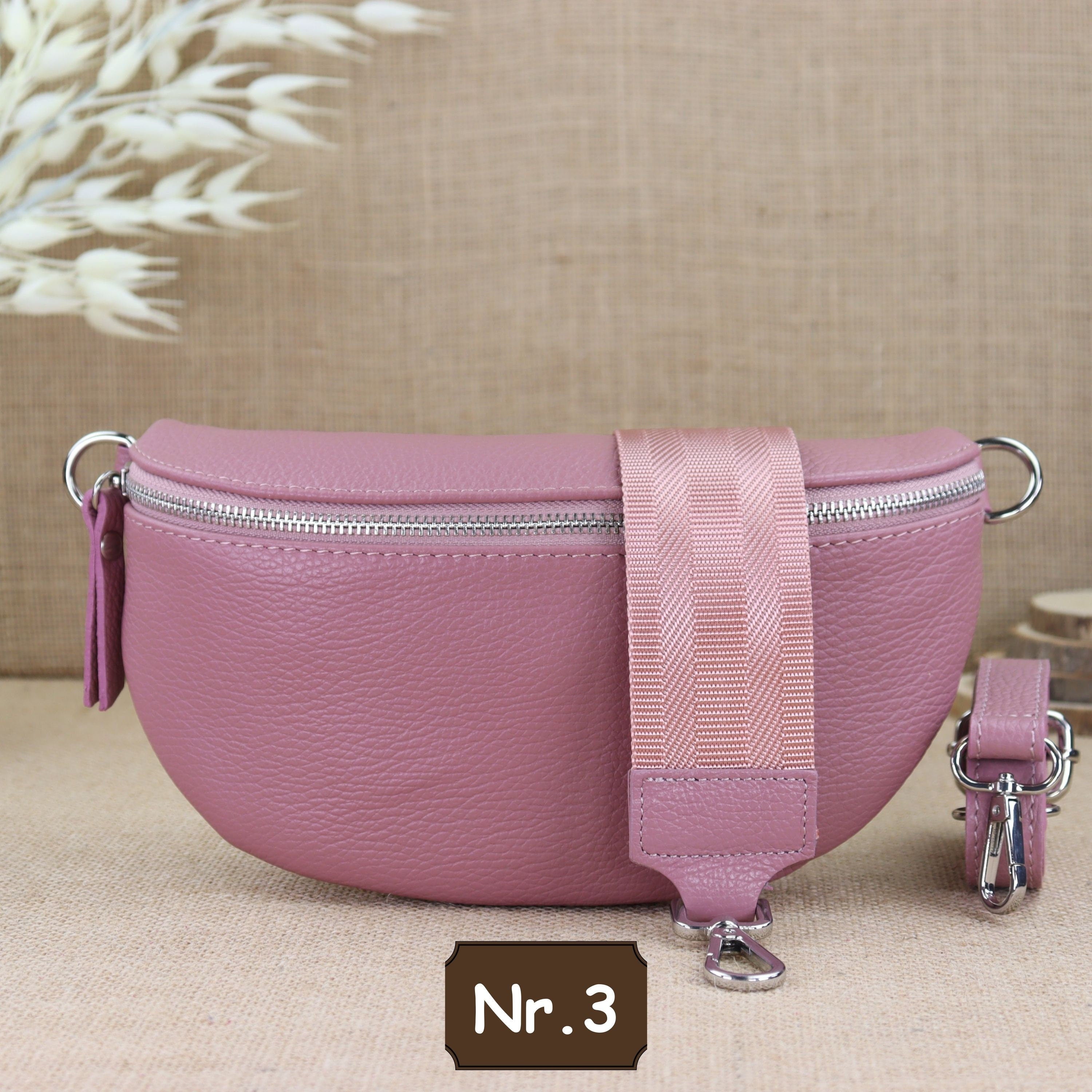 Bauchtasche Leder für Damen,Crossbody Bag Leder Damen,Crossbody Tasche Leder,Echtleder Frauen Tasche,Leder Gürteltasche Frauen,Leder Handtasche,Leder Hüfttasche für Frauen,Leder Tasche,Ledertasche mit Reißverschluss,Schulterriementasche,Schultertasche Led
