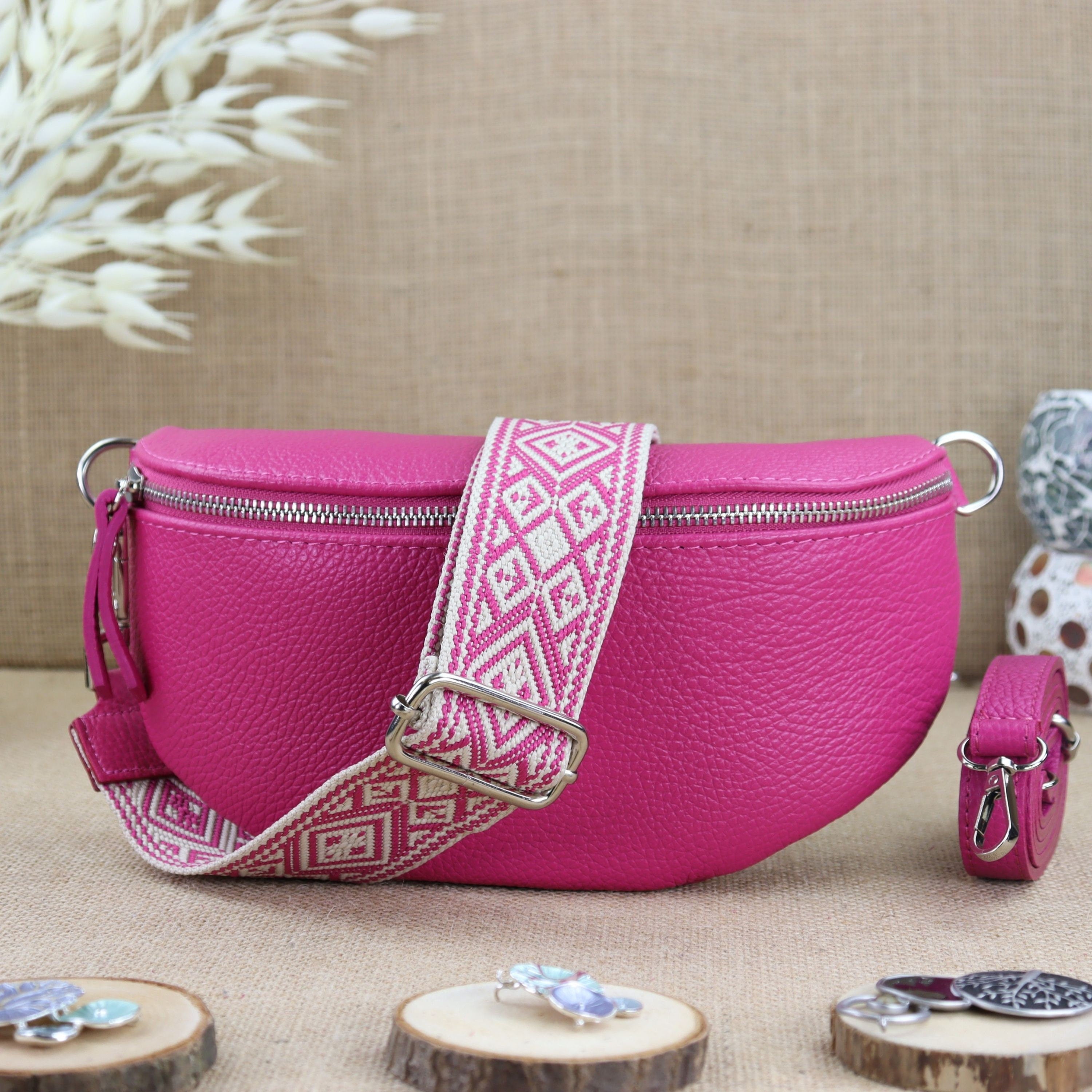 Bauchtasche Leder für Damen,Crossbody Bag Leder Damen,Crossbody Tasche Leder,Echtleder Frauen Tasche,Leder Gürteltasche Frauen,Leder Handtasche,Leder Hüfttasche für Frauen,Leder Tasche,Ledertasche mit Reißverschluss,Schulterriementasche,Schultertasche Led