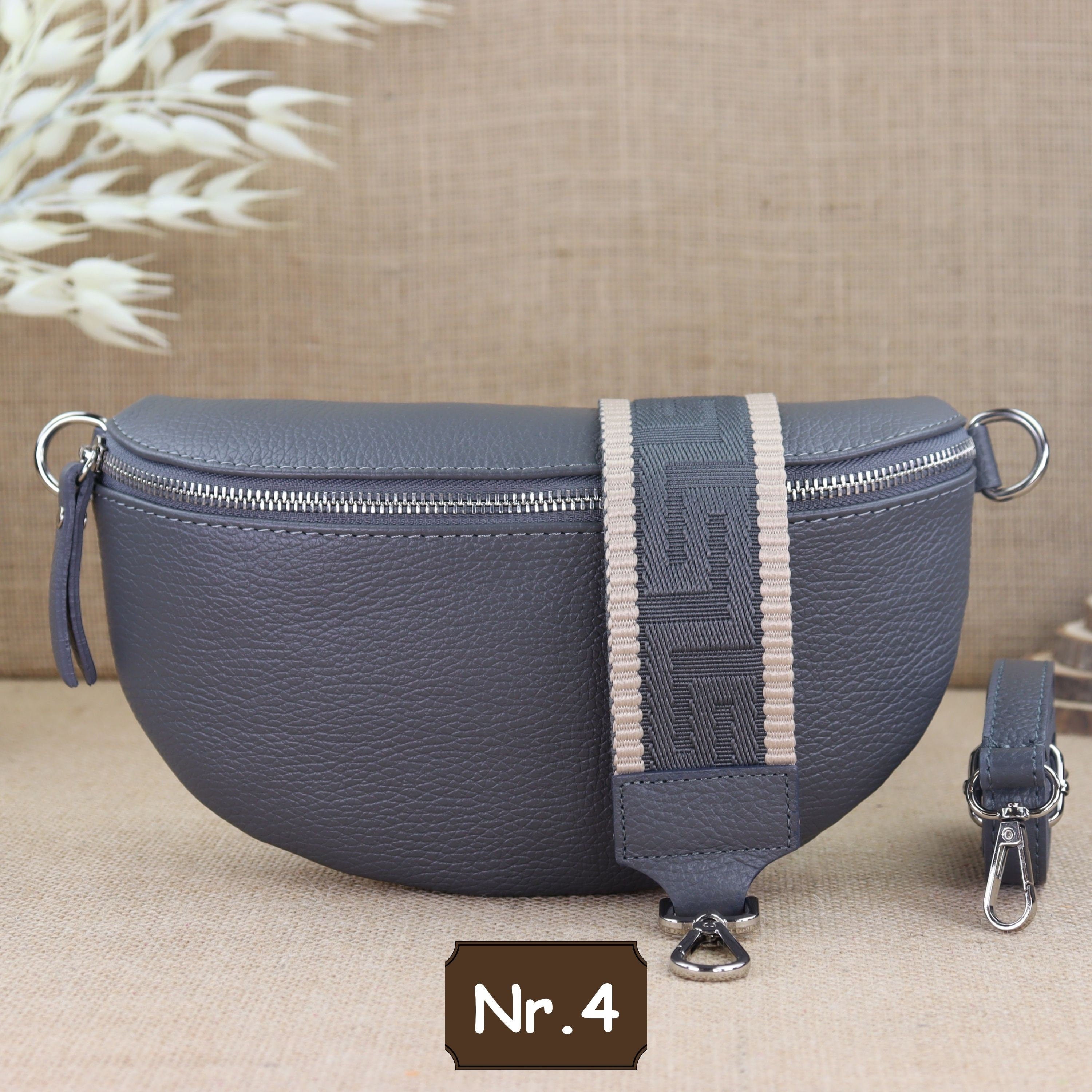 Bauchtasche Leder für Damen,Crossbody Bag Leder Damen,Crossbody Tasche Leder,Echtleder Frauen Tasche,Leder Gürteltasche Frauen,Leder Handtasche,Leder Hüfttasche für Frauen,Leder Tasche,Ledertasche mit Reißverschluss,Schulterriementasche,Schultertasche Led