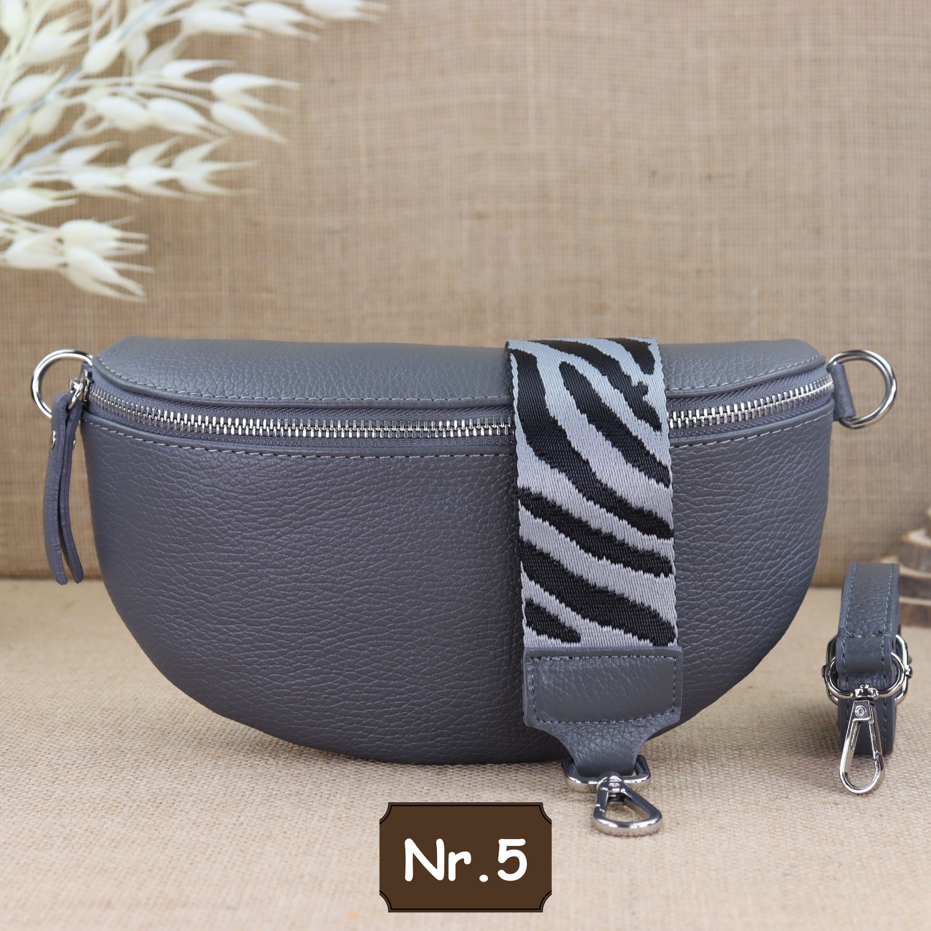 Bauchtasche Leder für Damen,Crossbody Bag Leder Damen,Crossbody Tasche Leder,Echtleder Frauen Tasche,Leder Gürteltasche Frauen,Leder Handtasche,Leder Hüfttasche für Frauen,Leder Tasche,Ledertasche mit Reißverschluss,Schulterriementasche,Schultertasche Led