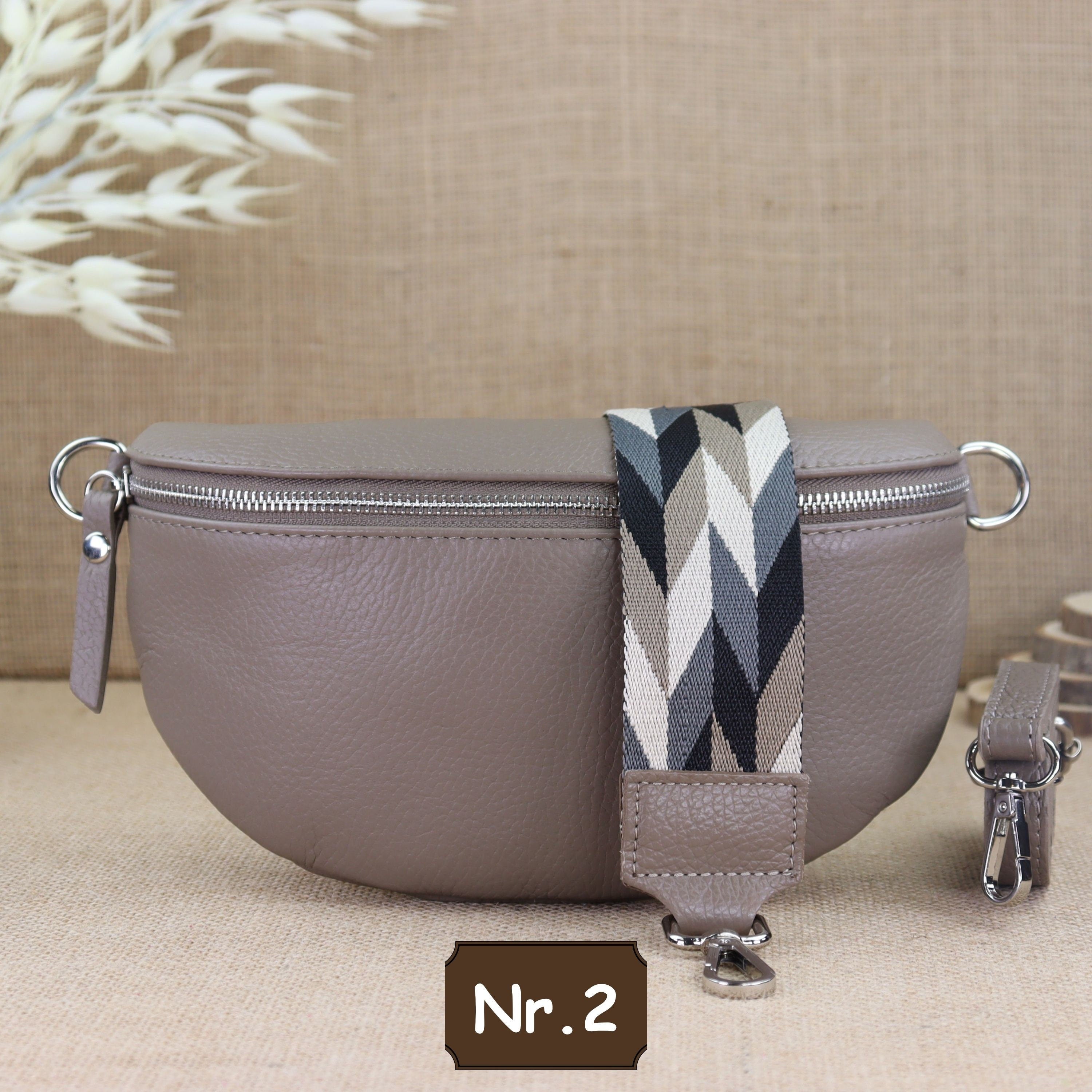 Bauchtasche Leder für Damen,Crossbody Bag Leder Damen,Crossbody Tasche Leder,Echtleder Frauen Tasche,Leder Gürteltasche Frauen,Leder Handtasche,Leder Hüfttasche für Frauen,Leder Tasche,Ledertasche mit Reißverschluss,Schulterriementasche,Schultertasche Led