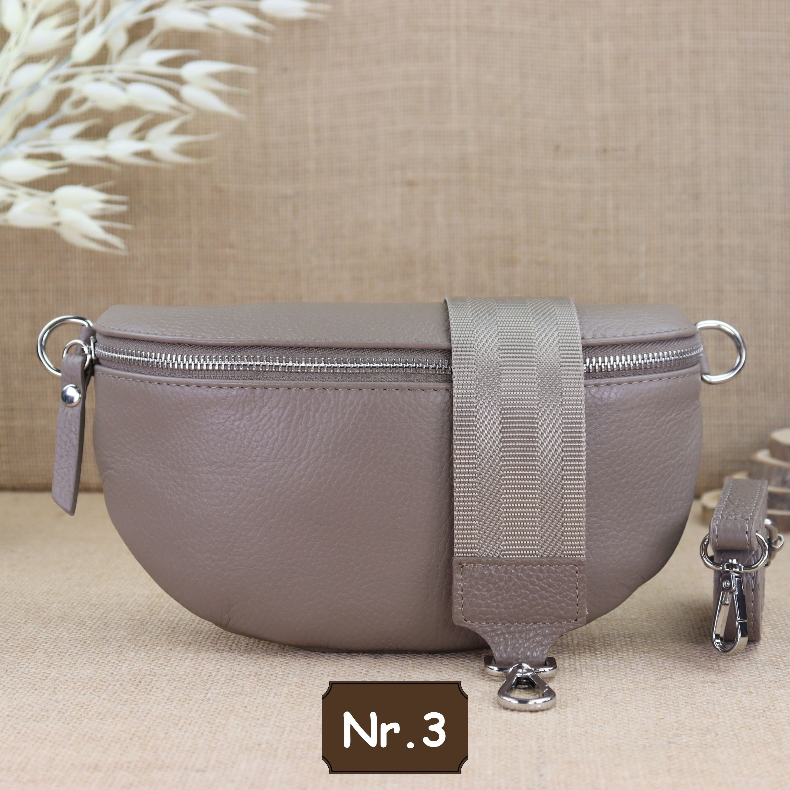 Bauchtasche Leder für Damen,Crossbody Bag Leder Damen,Crossbody Tasche Leder,Echtleder Frauen Tasche,Leder Gürteltasche Frauen,Leder Handtasche,Leder Hüfttasche für Frauen,Leder Tasche,Ledertasche mit Reißverschluss,Schulterriementasche,Schultertasche Led