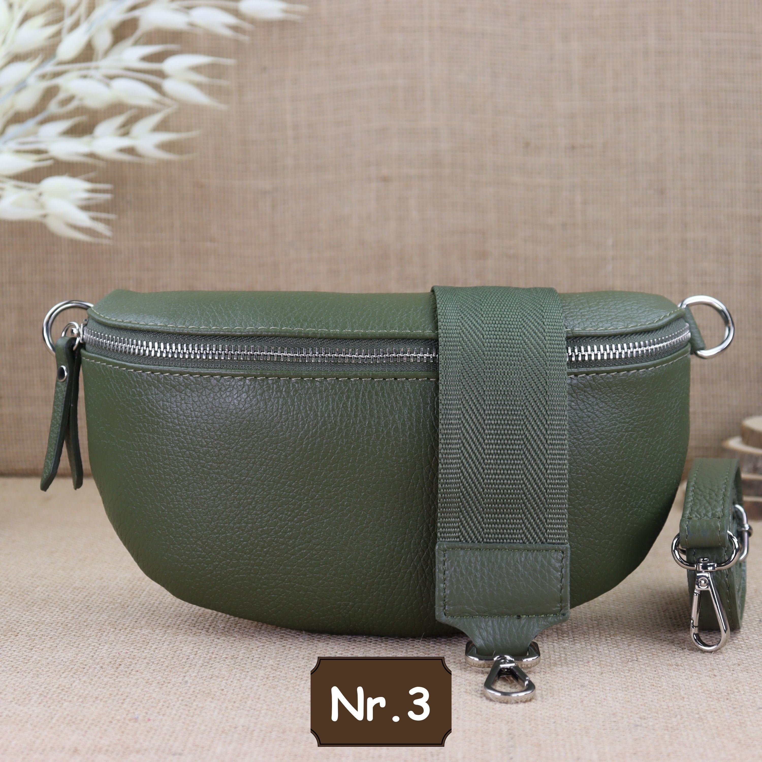Bauchtasche Leder für Damen,Crossbody Bag Leder Damen,Crossbody Tasche Leder,Echtleder Frauen Tasche,Leder Gürteltasche Frauen,Leder Handtasche,Leder Hüfttasche für Frauen,Leder Tasche,Ledertasche mit Reißverschluss,Schulterriementasche,Schultertasche Led