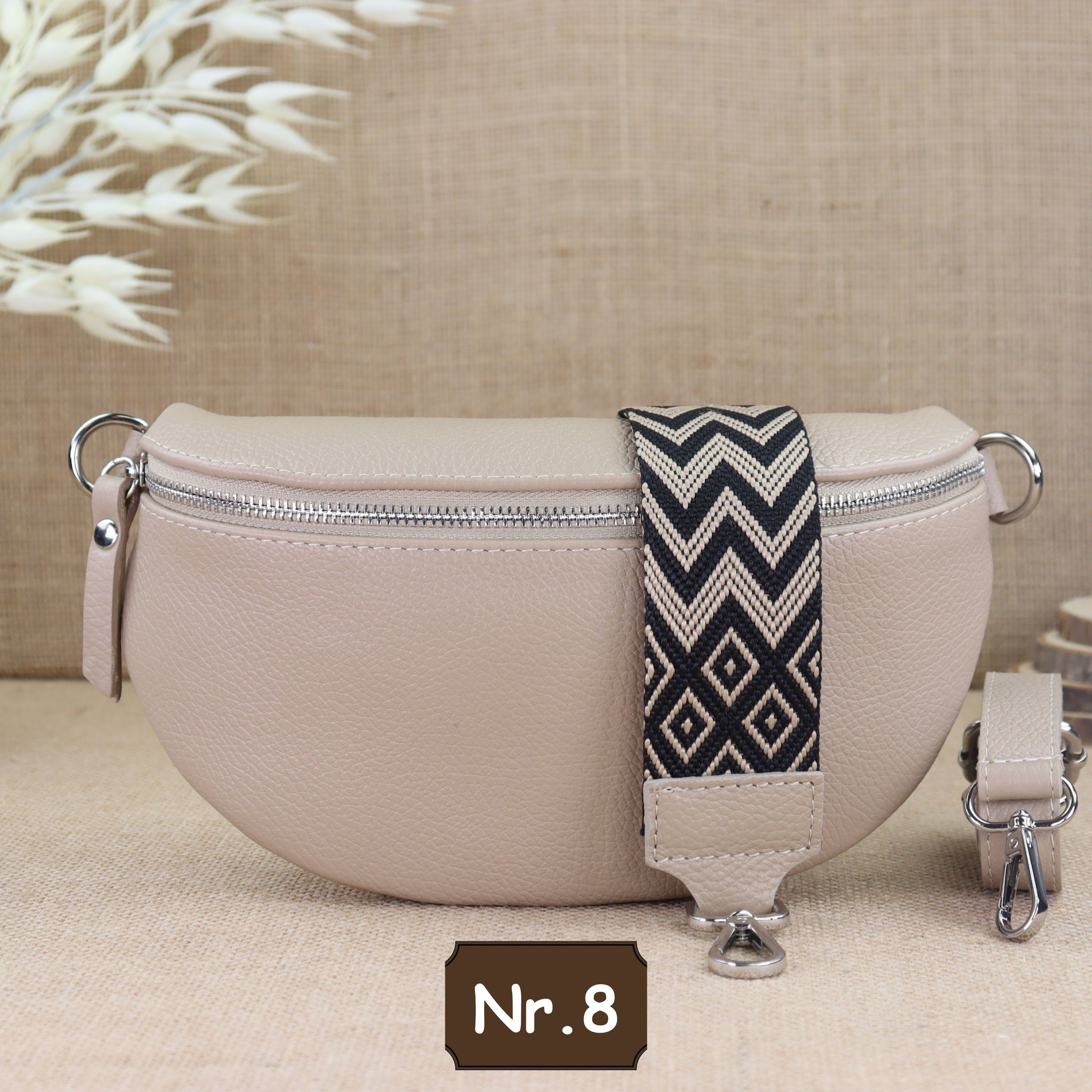 Bauchtasche Leder für Damen,Crossbody Bag Leder Damen,Crossbody Tasche Leder,Echtleder Frauen Tasche,Leder Gürteltasche Frauen,Leder Handtasche,Leder Hüfttasche für Frauen,Leder Tasche,Ledertasche mit Reißverschluss,Schulterriementasche,Schultertasche Led
