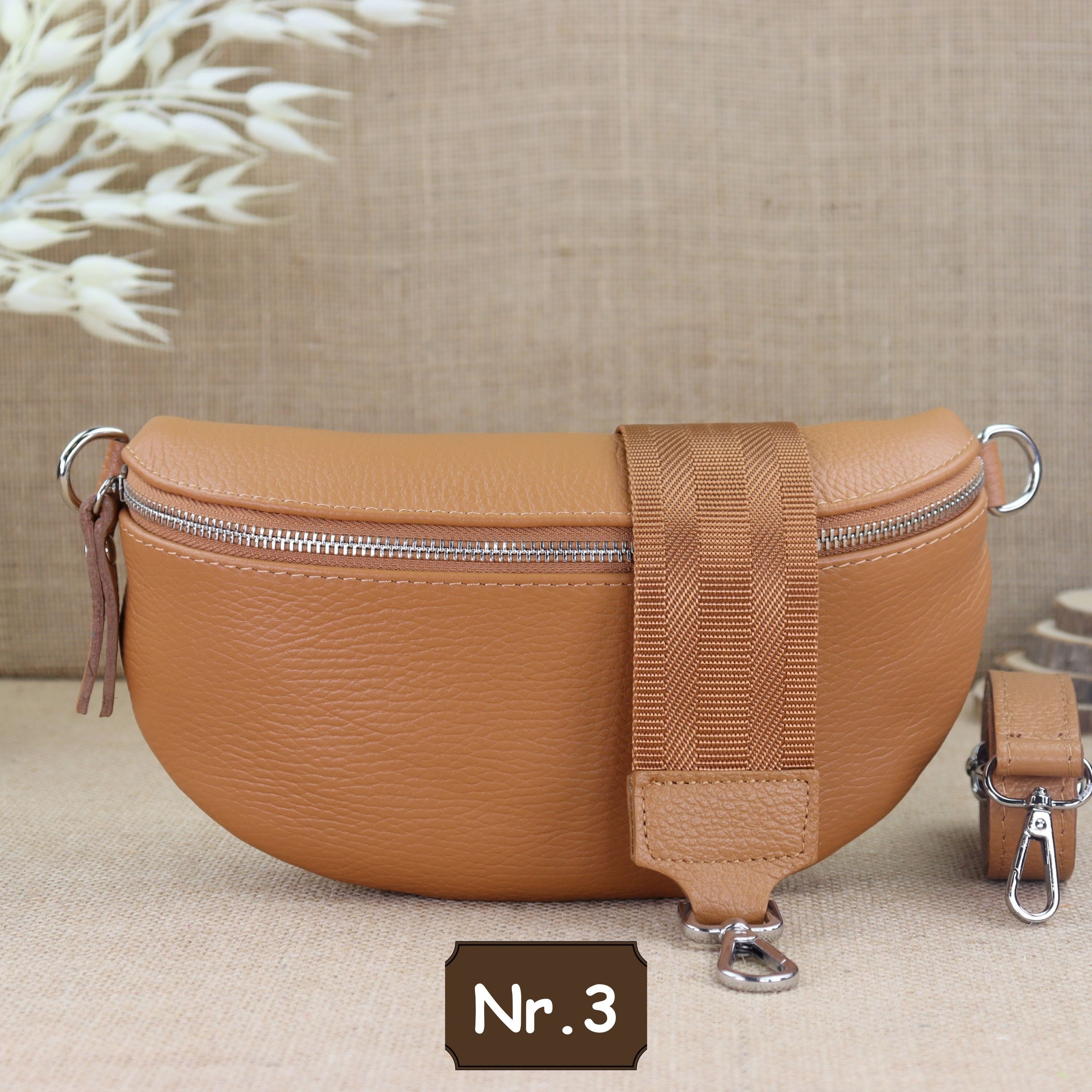 Bauchtasche Leder für Damen,Crossbody Bag Leder Damen,Crossbody Tasche Leder,Echtleder Frauen Tasche,Leder Gürteltasche Frauen,Leder Handtasche,Leder Hüfttasche für Frauen,Leder Tasche,Ledertasche mit Reißverschluss,Schulterriementasche,Schultertasche Led