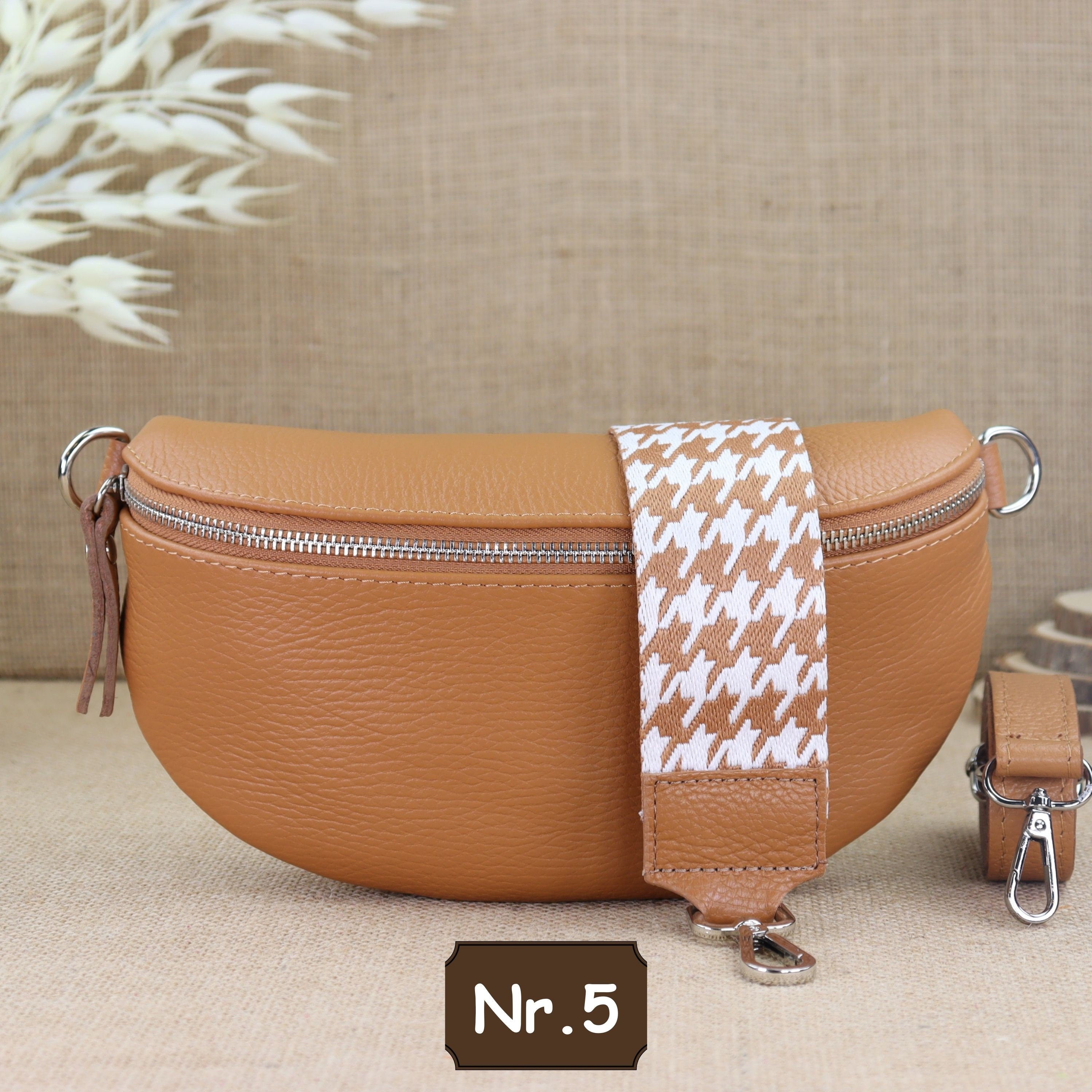 Bauchtasche Leder für Damen,Crossbody Bag Leder Damen,Crossbody Tasche Leder,Echtleder Frauen Tasche,Leder Gürteltasche Frauen,Leder Handtasche,Leder Hüfttasche für Frauen,Leder Tasche,Ledertasche mit Reißverschluss,Schulterriementasche,Schultertasche Led