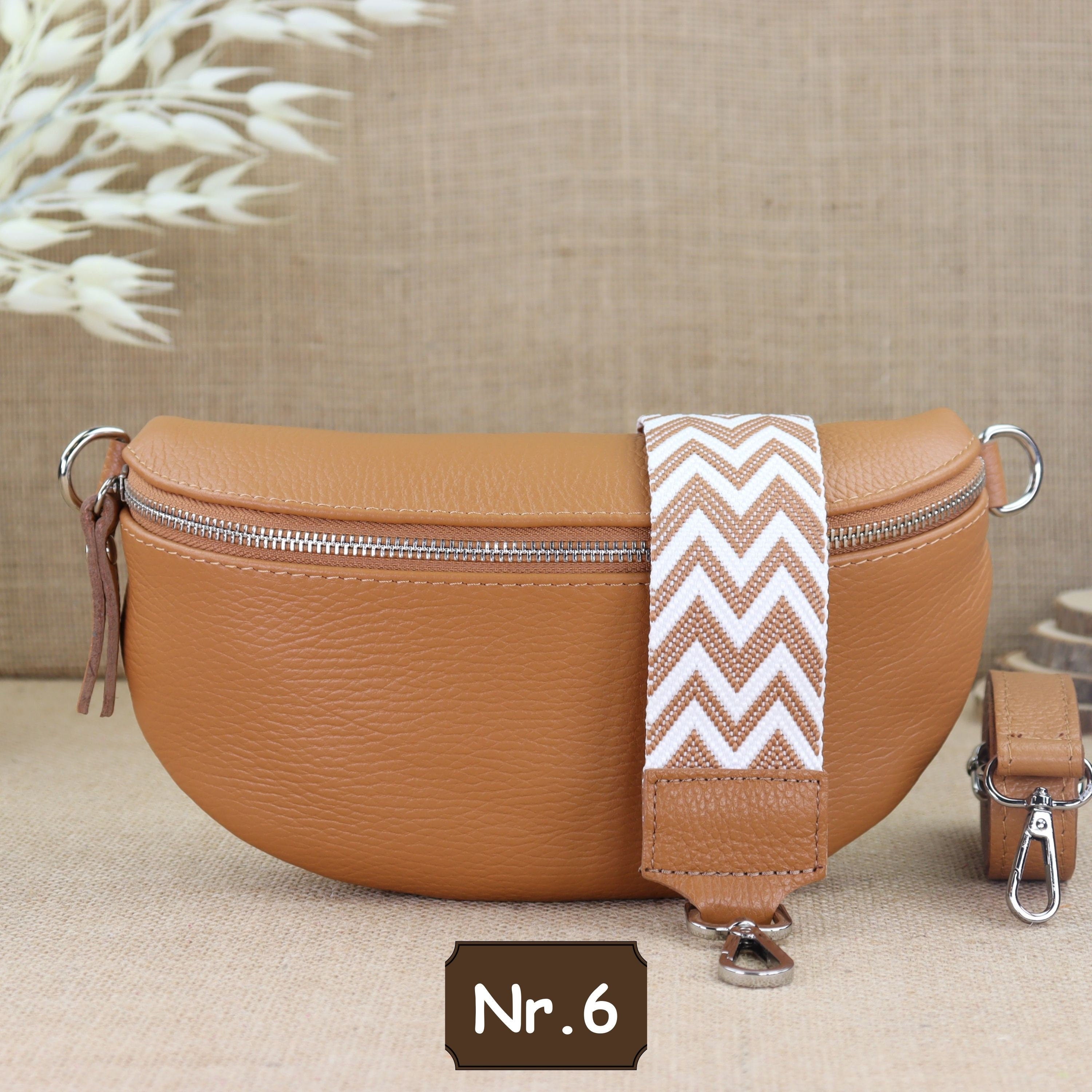 Bauchtasche Leder für Damen,Crossbody Bag Leder Damen,Crossbody Tasche Leder,Echtleder Frauen Tasche,Leder Gürteltasche Frauen,Leder Handtasche,Leder Hüfttasche für Frauen,Leder Tasche,Ledertasche mit Reißverschluss,Schulterriementasche,Schultertasche Led