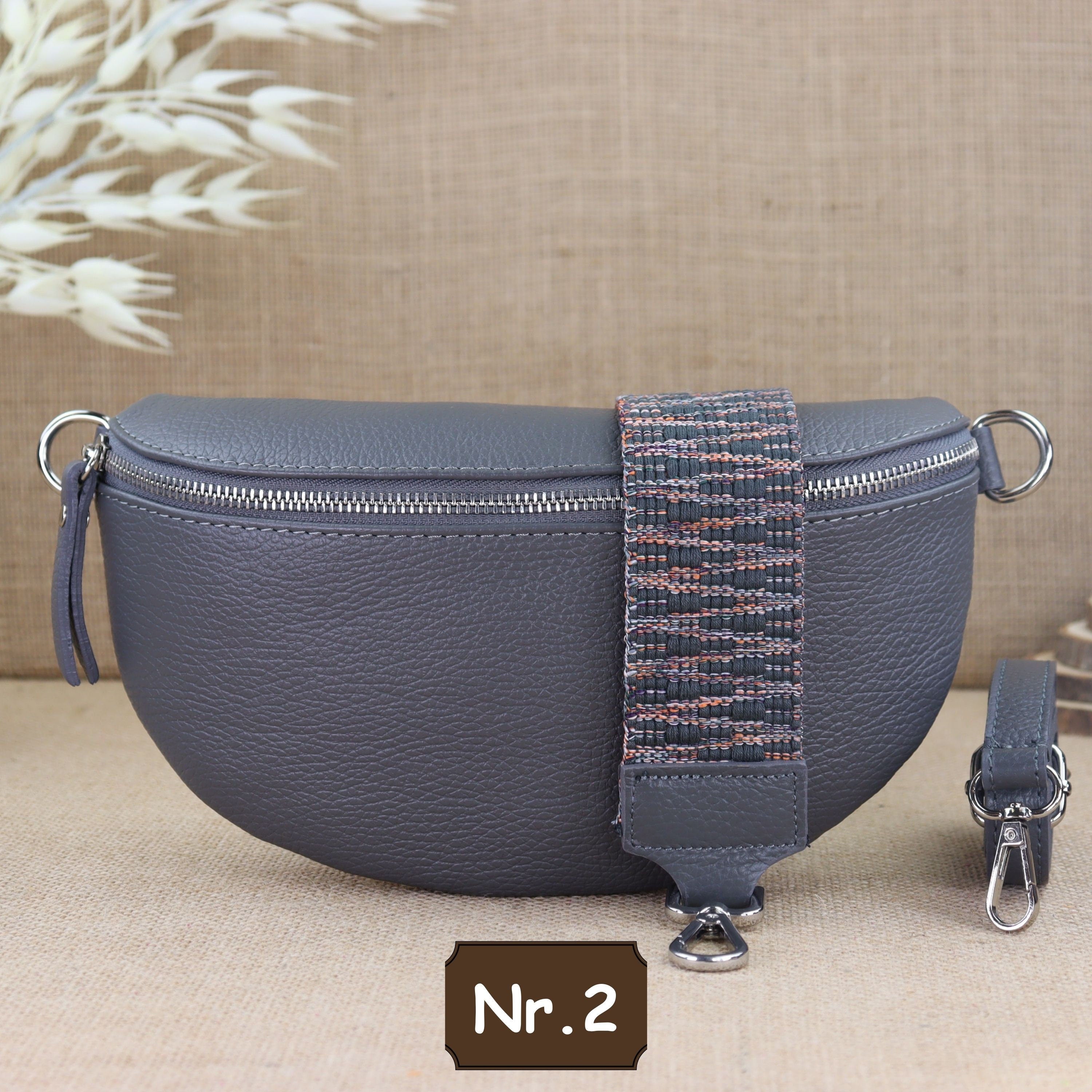 Bauchtasche Leder für Damen,Crossbody Bag Leder Damen,Crossbody Tasche Leder,Echtleder Frauen Tasche,Leder Gürteltasche Frauen,Leder Handtasche,Leder Hüfttasche für Frauen,Leder Tasche,Ledertasche mit Reißverschluss,Schulterriementasche,Schultertasche Led