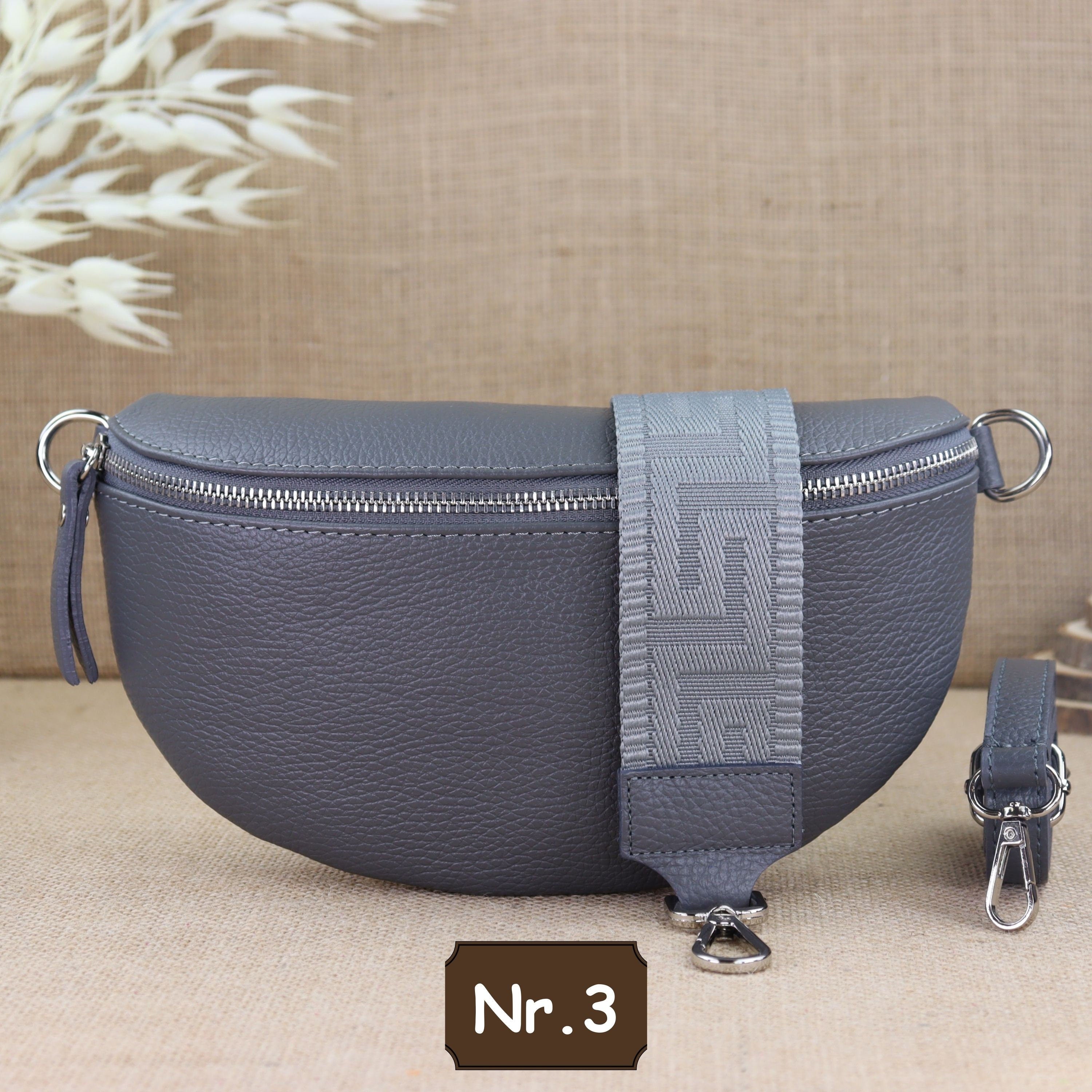 Bauchtasche Leder für Damen,Crossbody Bag Leder Damen,Crossbody Tasche Leder,Echtleder Frauen Tasche,Leder Gürteltasche Frauen,Leder Handtasche,Leder Hüfttasche für Frauen,Leder Tasche,Ledertasche mit Reißverschluss,Schulterriementasche,Schultertasche Led