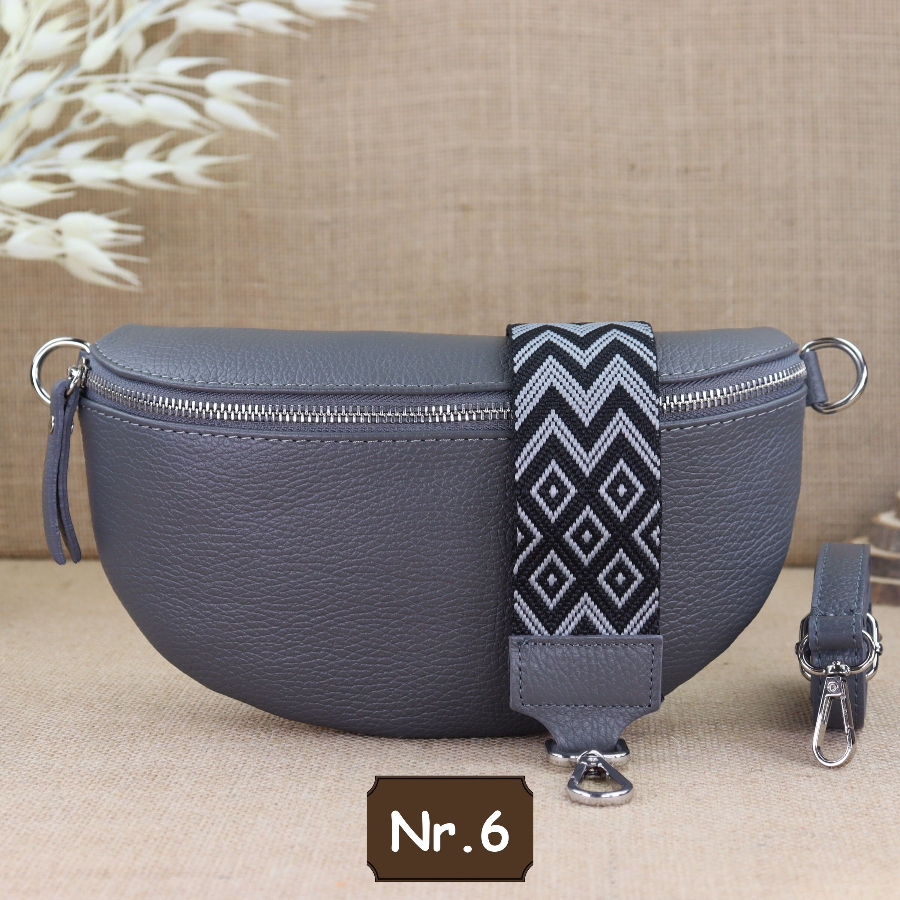 Bauchtasche Leder für Damen,Crossbody Bag Leder Damen,Crossbody Tasche Leder,Echtleder Frauen Tasche,Leder Gürteltasche Frauen,Leder Handtasche,Leder Hüfttasche für Frauen,Leder Tasche,Ledertasche mit Reißverschluss,Schulterriementasche,Schultertasche Led