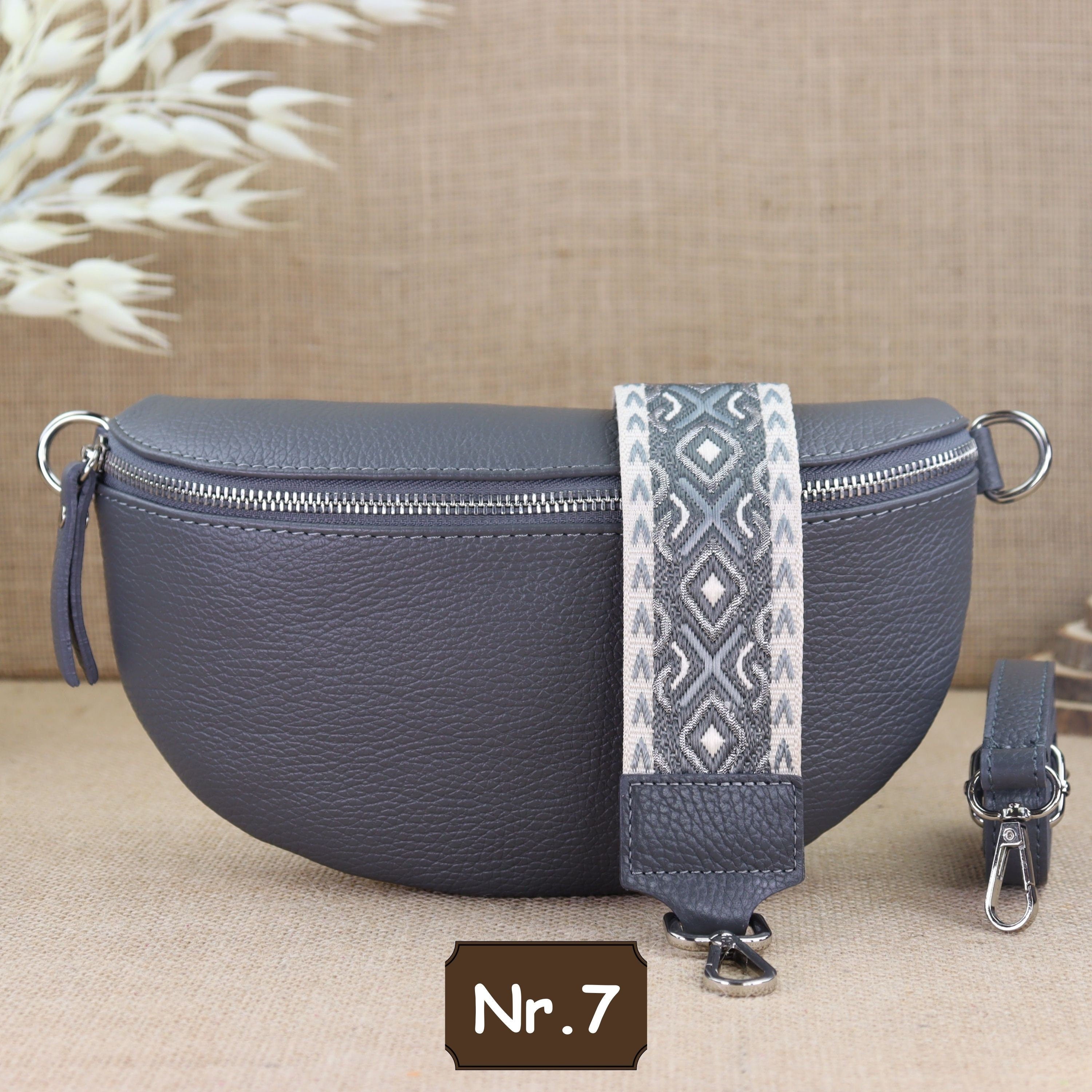 Bauchtasche Leder für Damen,Crossbody Bag Leder Damen,Crossbody Tasche Leder,Echtleder Frauen Tasche,Leder Gürteltasche Frauen,Leder Handtasche,Leder Hüfttasche für Frauen,Leder Tasche,Ledertasche mit Reißverschluss,Schulterriementasche,Schultertasche Led