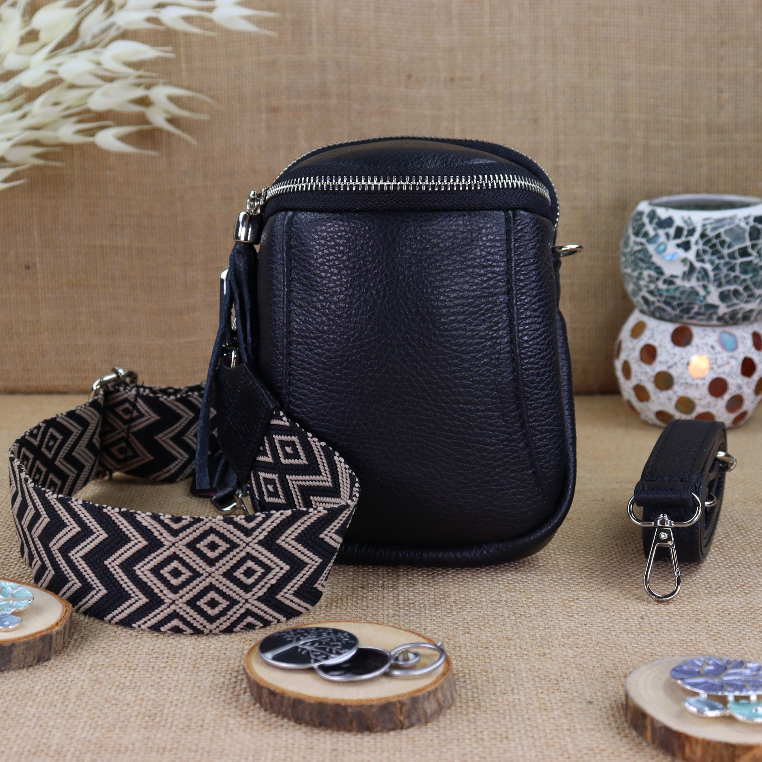 Bauchtasche Leder für Damen,Crossbody Bag Leder Damen,Crossbody Tasche Leder,Leder Gürteltasche Frauen,Leder Handtasche,Leder Hüfttasche für Frauen,Leder Tasche,Ledertasche mit Reißverschluss,Schulterriementasche,Schultertasche Leder Frauen,Tasche mit gem