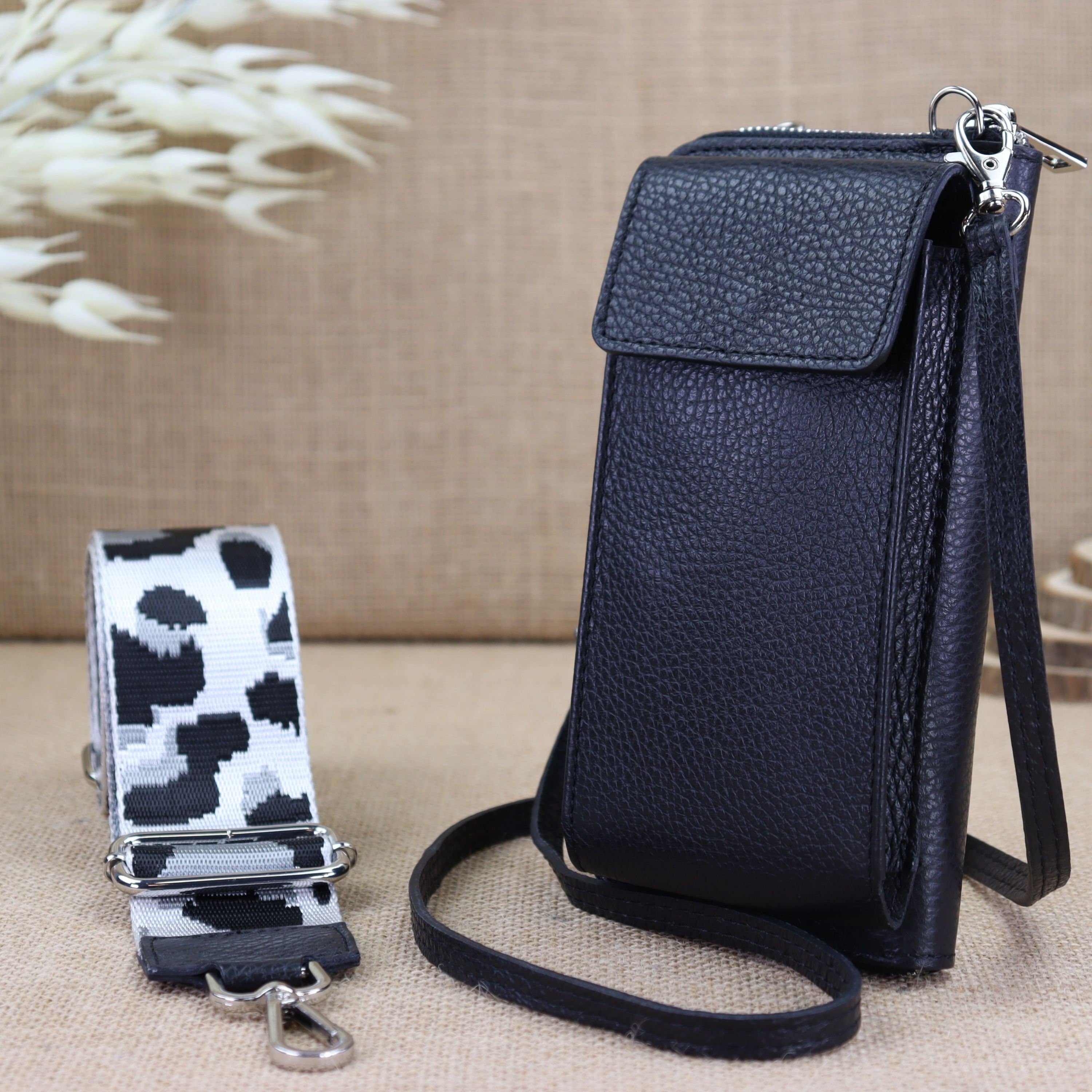 Bauchtasche Leder für Damen,Crossbody Bag Leder Damen,Crossbody Tasche Leder,Geldbeutel Leder Portemonnaie,Leder Geldbörse Handytasche,Leder Gürteltasche Frauen,Leder Hüfttasche für Frauen,Ledertasche mit Reißverschluss,Schulterriementasche,Schultertasche