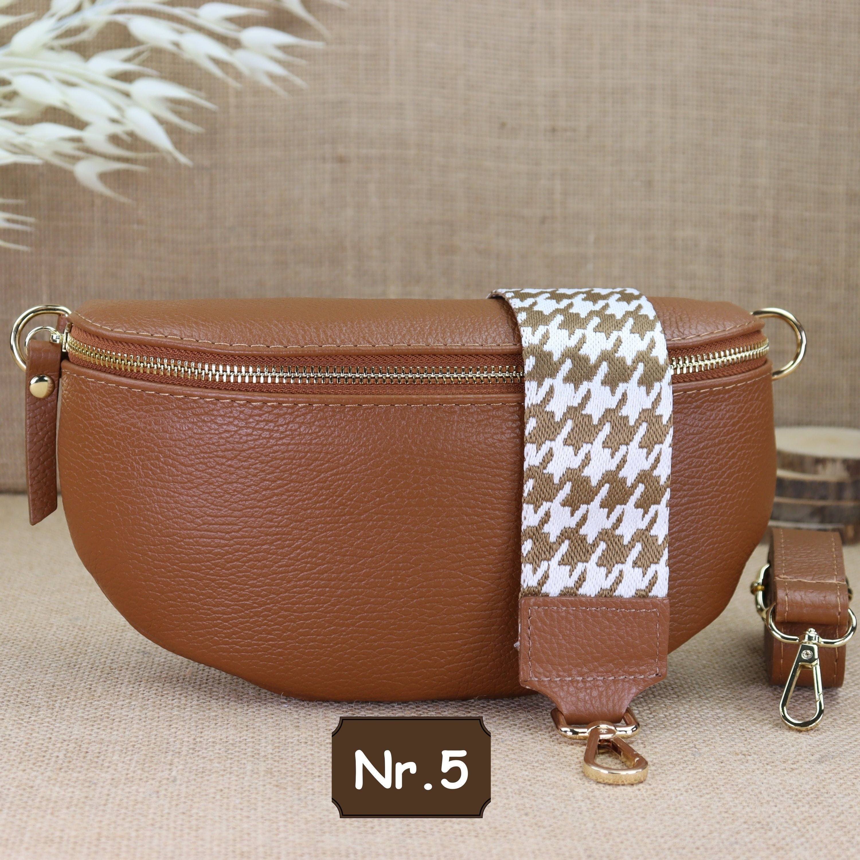 Bauchtasche Leder für Damen,Crossbody Bag Leder Damen,Crossbody Tasche Leder,Echtleder Frauen Tasche,Geschenk für Sie,Goldfarbene Ledertasche,Leder Gürteltasche Frauen,Leder Handtasche,Leder Hüfttasche für Frauen,Ledertasche mit Reißverschluss,Schulterrie