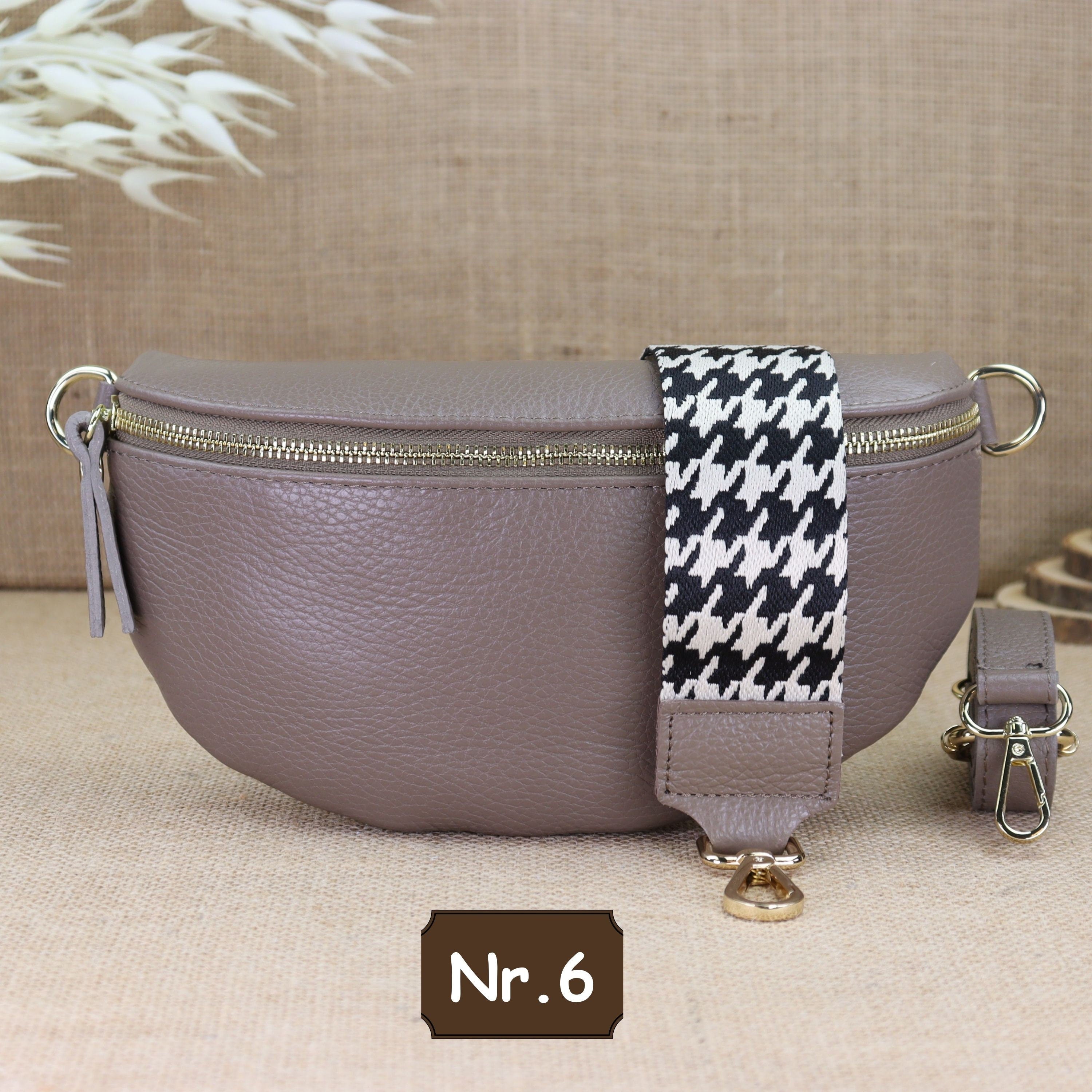 Bauchtasche Leder für Damen,Crossbody Bag Leder Damen,Crossbody Tasche Leder,Echtleder Frauen Tasche,Geschenk für Sie,Goldfarbene Ledertasche,Leder Gürteltasche Frauen,Leder Handtasche,Leder Hüfttasche für Frauen,Ledertasche mit Reißverschluss,Schulterrie