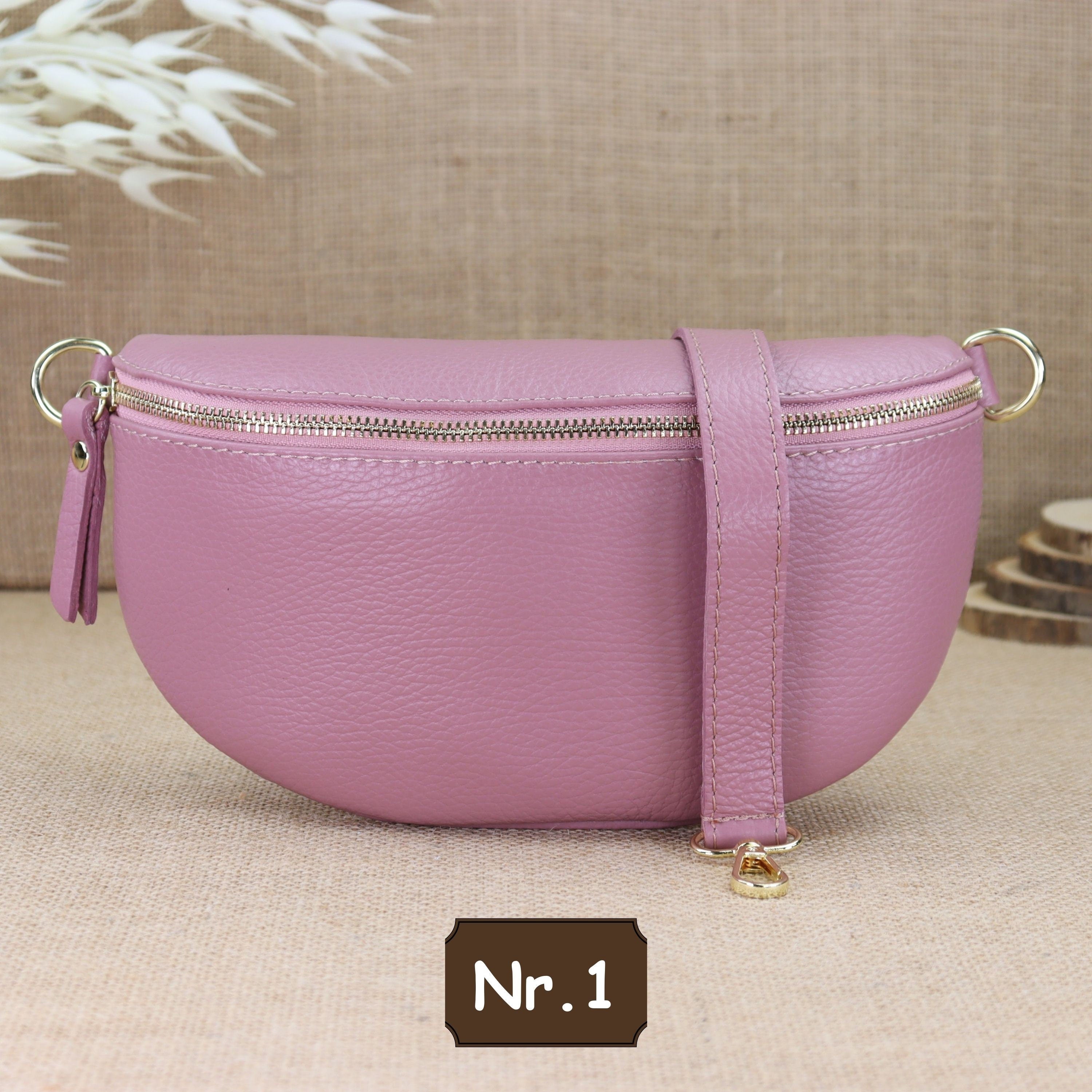 Bauchtasche Leder für Damen,Crossbody Bag Leder Damen,Crossbody Tasche Leder,Echtleder Frauen Tasche,Geschenk für Sie,Goldfarbene Ledertasche,Leder Gürteltasche Frauen,Leder Handtasche,Leder Hüfttasche für Frauen,Ledertasche mit Reißverschluss,Schulterrie