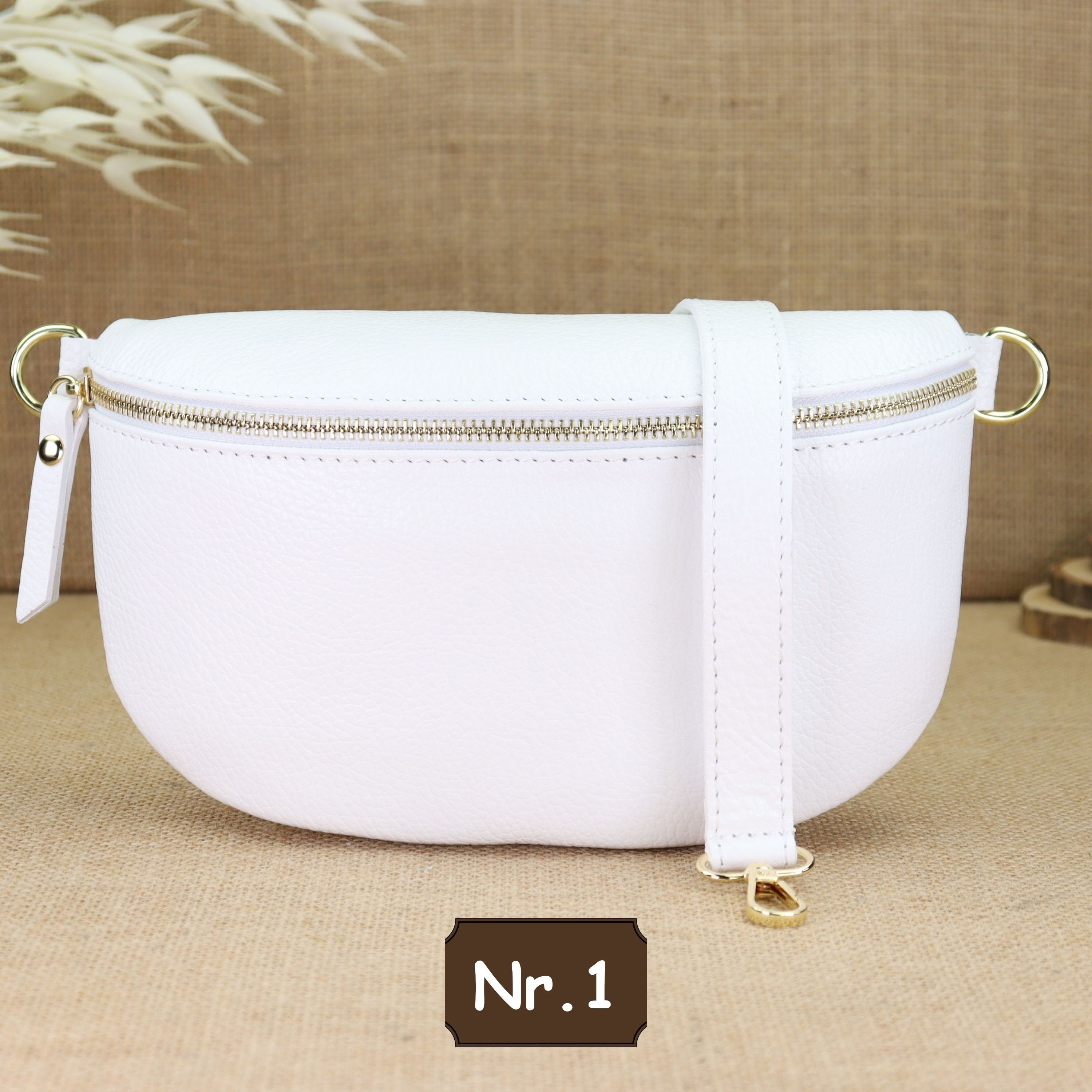 Bauchtasche Leder für Damen,Crossbody Bag Leder Damen,Crossbody Tasche Leder,Echtleder Frauen Tasche,Geschenk für Sie,Goldfarbene Ledertasche,Leder Gürteltasche Frauen,Leder Handtasche,Leder Hüfttasche für Frauen,Ledertasche mit Reißverschluss,Schulterrie