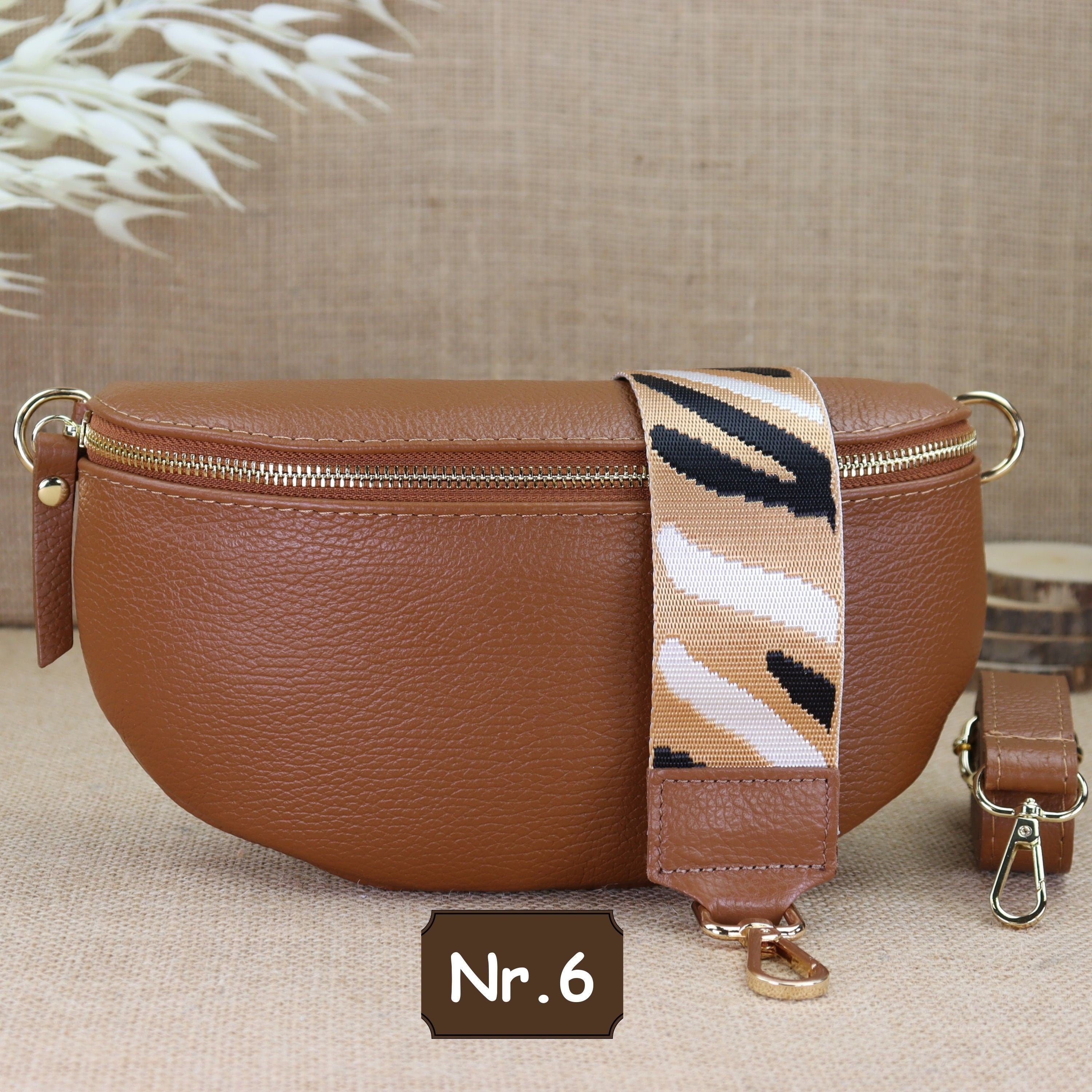 Bauchtasche Leder für Damen,Crossbody Bag Leder Damen,Crossbody Tasche Leder,Echtleder Frauen Tasche,Geschenk für Sie,Goldfarbene Ledertasche,Leder Gürteltasche Frauen,Leder Handtasche,Leder Hüfttasche für Frauen,Ledertasche mit Reißverschluss,Schulterrie