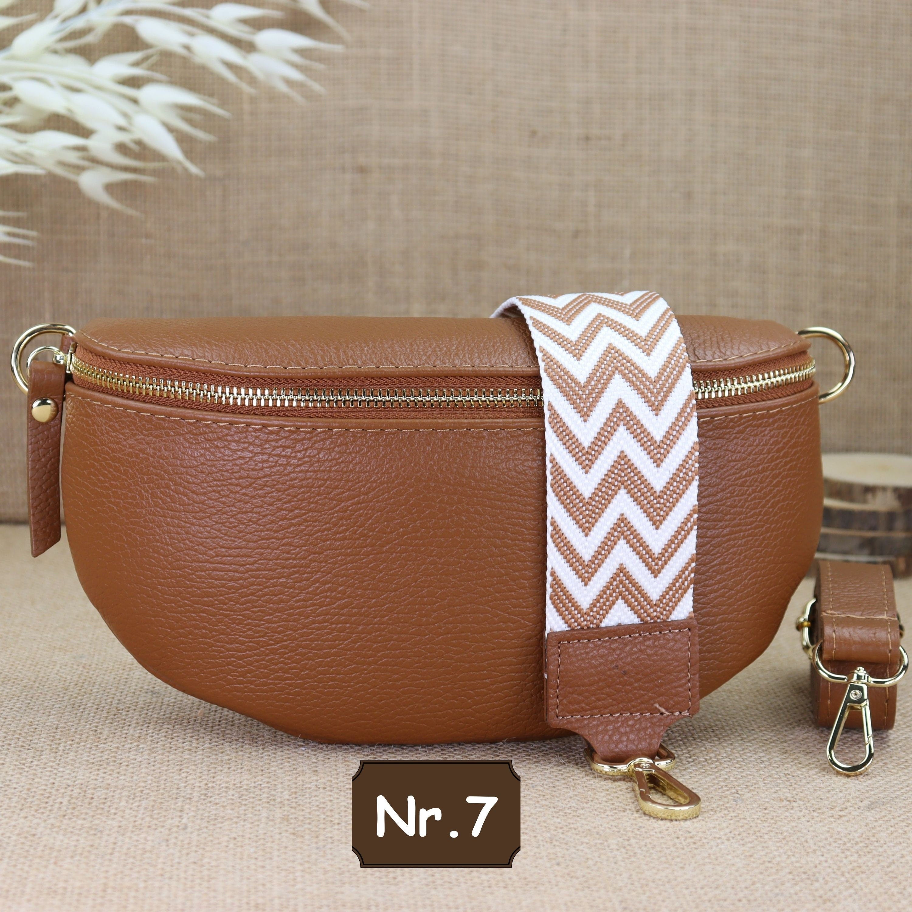 Bauchtasche Leder für Damen,Crossbody Bag Leder Damen,Crossbody Tasche Leder,Echtleder Frauen Tasche,Geschenk für Sie,Goldfarbene Ledertasche,Leder Gürteltasche Frauen,Leder Handtasche,Leder Hüfttasche für Frauen,Ledertasche mit Reißverschluss,Schulterrie