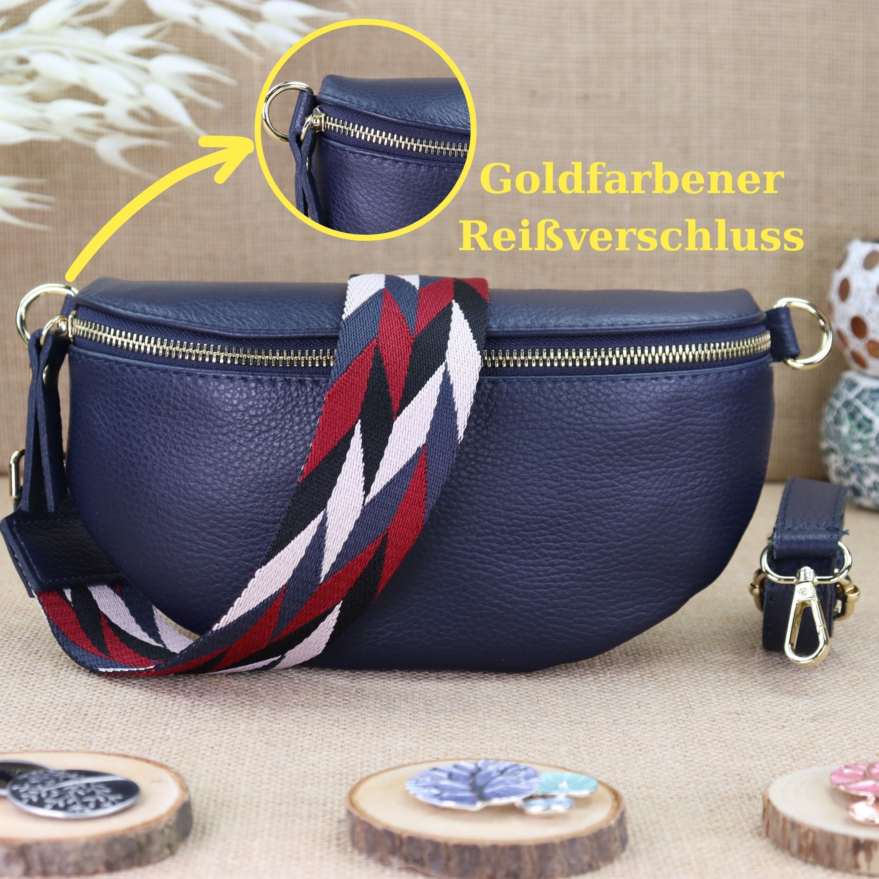 Bauchtasche Leder für Damen,Crossbody Bag Leder Damen,Crossbody Tasche Leder,Echtleder Frauen Tasche,Geschenk für Sie,Goldfarbene Ledertasche,Leder Gürteltasche Frauen,Leder Handtasche,Leder Hüfttasche für Frauen,Ledertasche mit Reißverschluss,Schulterrie