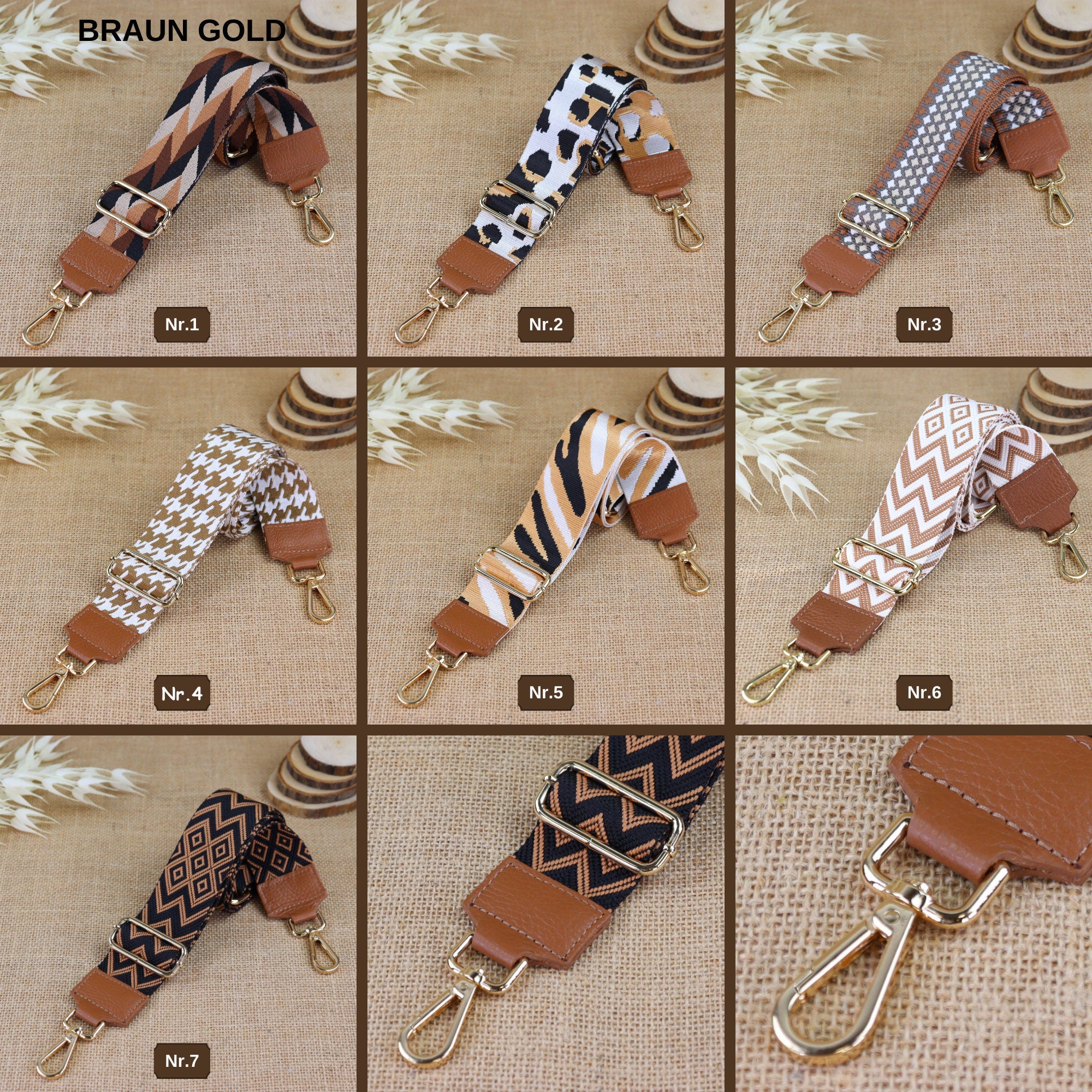Breite Gurt für das Handgelenk,Breiter Crossbody-Gurt,Breiter Umhängetaschengurt,Gemustert breit Schulterriemen,Gemusterte breite Schultergurt,Gemusterte Breite Taschengurt,Gemusterte Leder-Kameragurte,Gemusterter Gürtel und Riemen,Gemusterter Handtaschen
