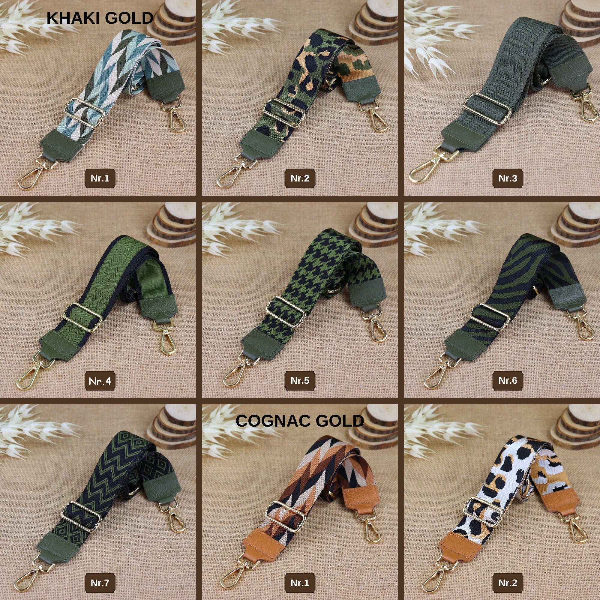Breite Gurt für das Handgelenk,Breiter Crossbody-Gurt,Breiter Umhängetaschengurt,Gemustert breit Schulterriemen,Gemusterte breite Schultergurt,Gemusterte Breite Taschengurt,Gemusterte Leder-Kameragurte,Gemusterter Gürtel und Riemen,Gemusterter Handtaschen